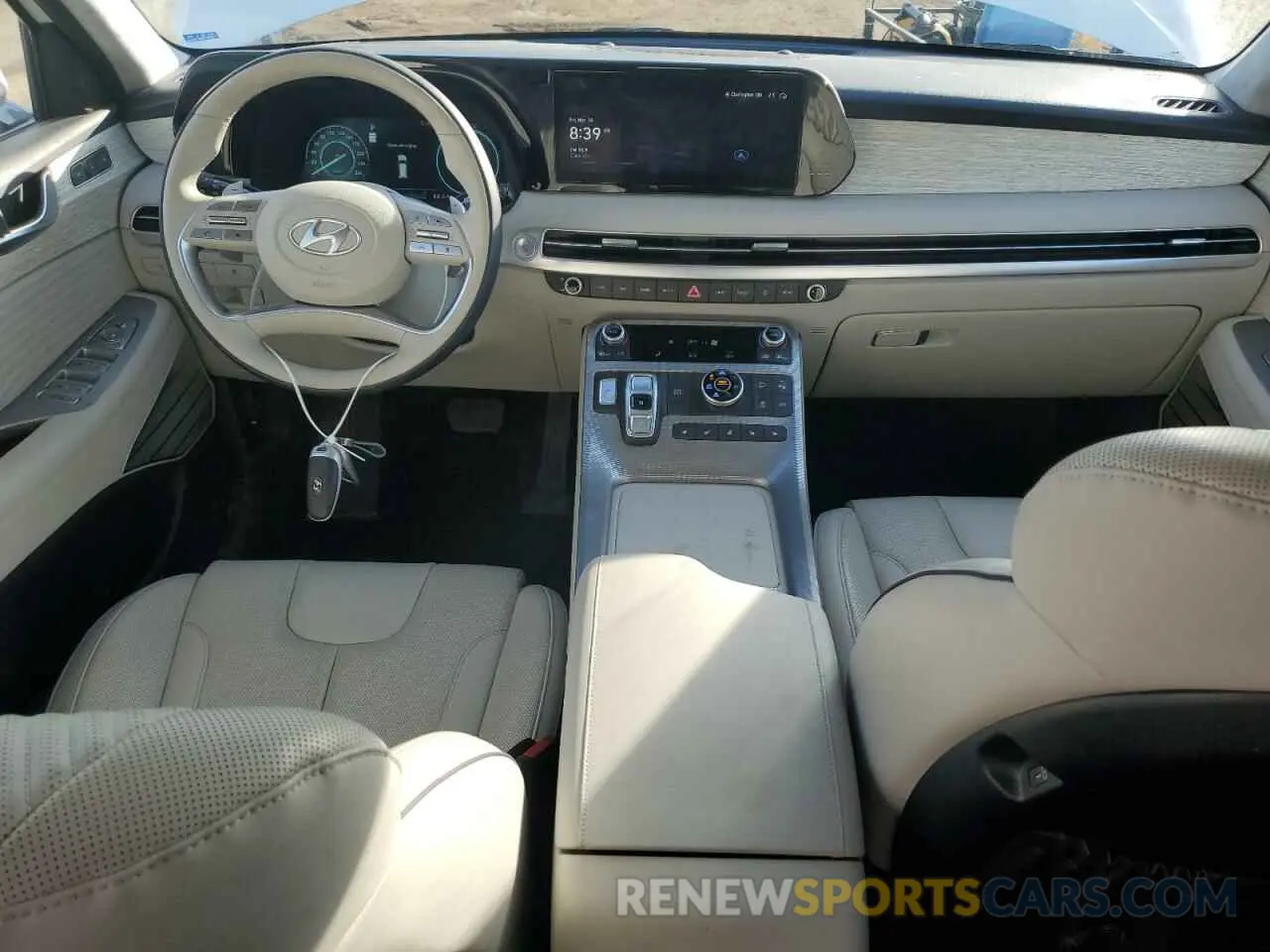 8 fotografías del automóvil dañado KM8R5DGE3PU598908 HYUNDAI PALISADE 2023
