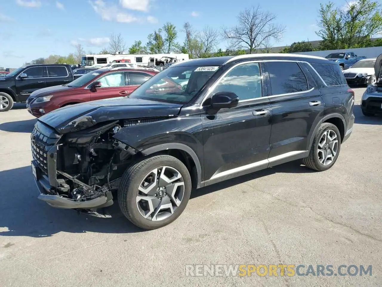 1 fotografías del automóvil dañado KM8R5DGE3PU633107 HYUNDAI PALISADE 2023