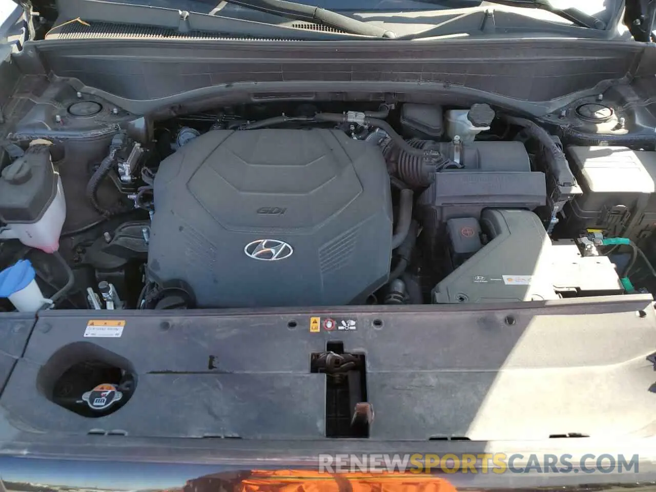 12 fotografías del automóvil dañado KM8R5DGE3PU633107 HYUNDAI PALISADE 2023