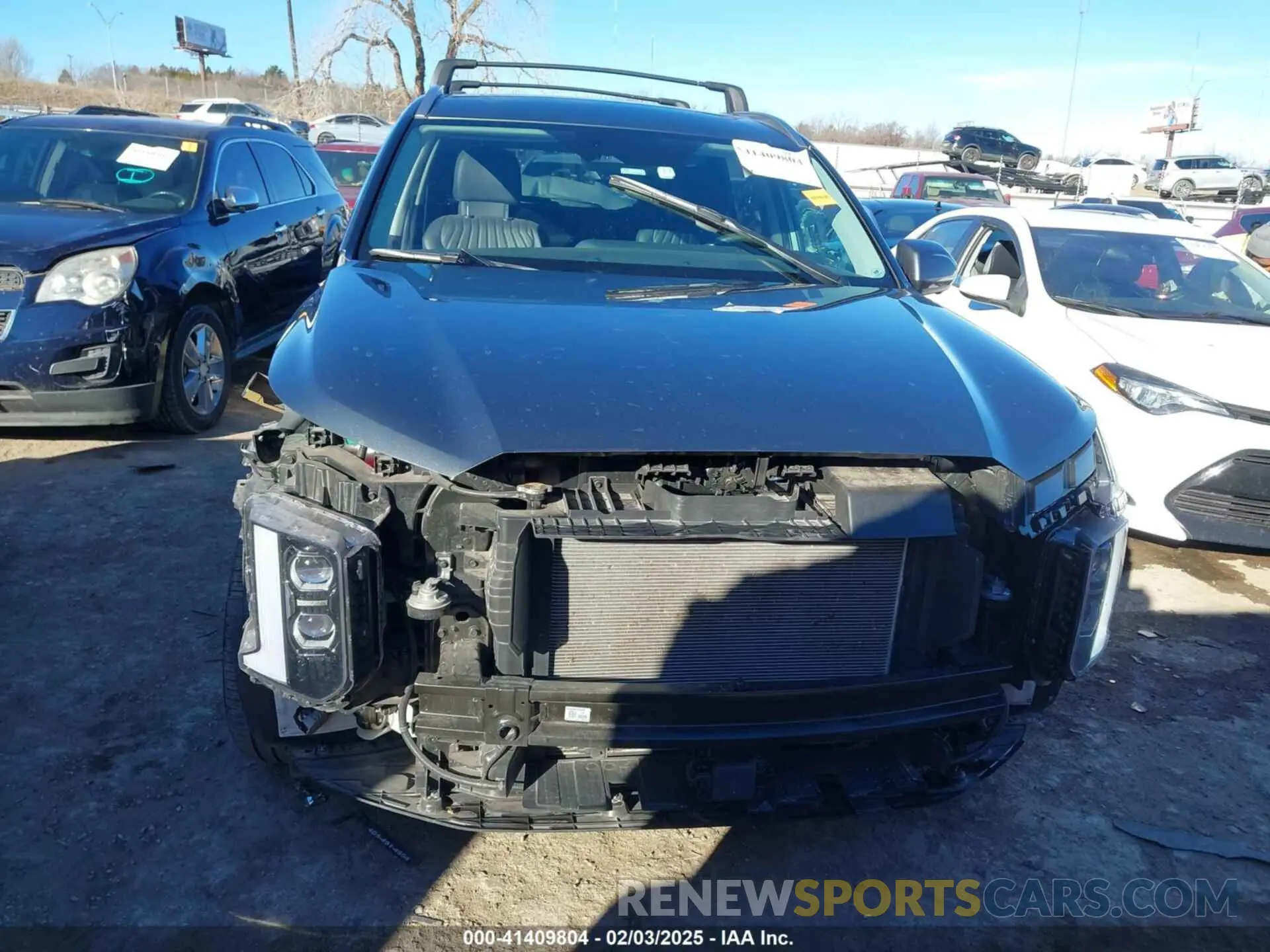 13 fotografías del automóvil dañado KM8R5DGE4PU566419 HYUNDAI PALISADE 2023