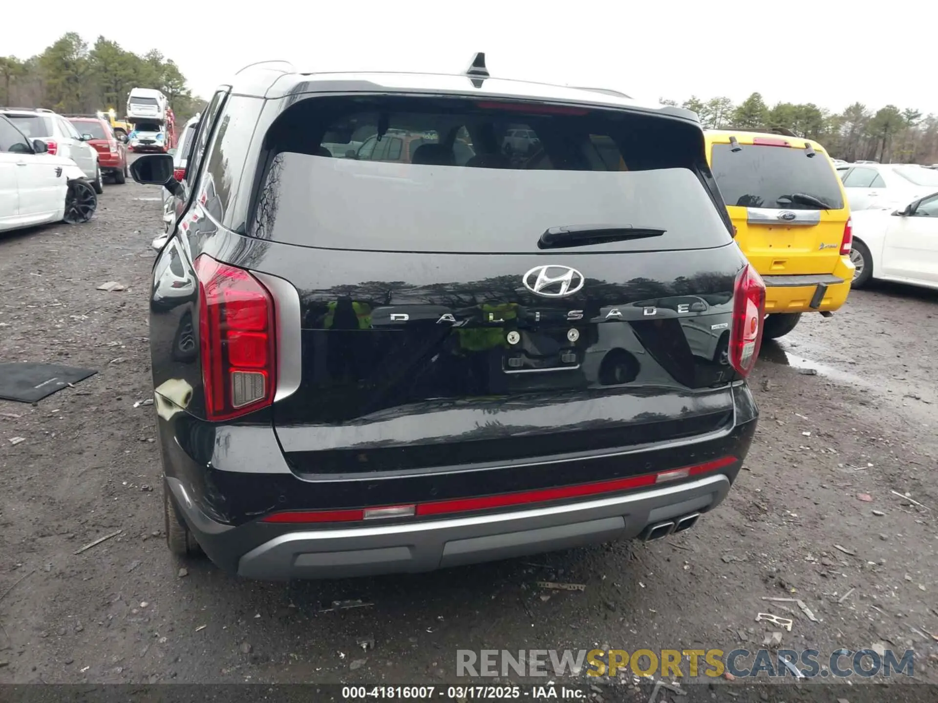 16 fotografías del automóvil dañado KM8R5DGE7PU571811 HYUNDAI PALISADE 2023