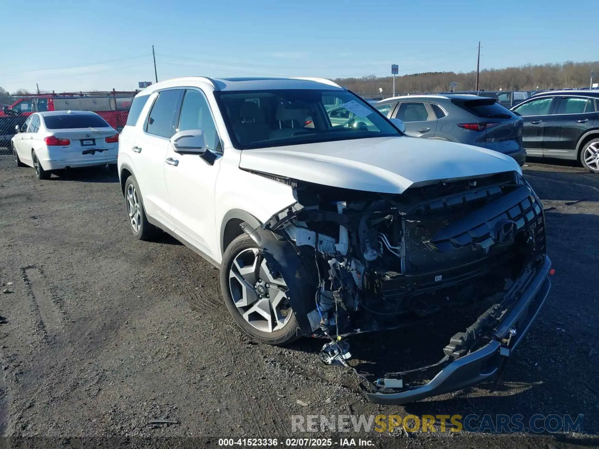 1 fotografías del automóvil dañado KM8R5DGE8PU503291 HYUNDAI PALISADE 2023