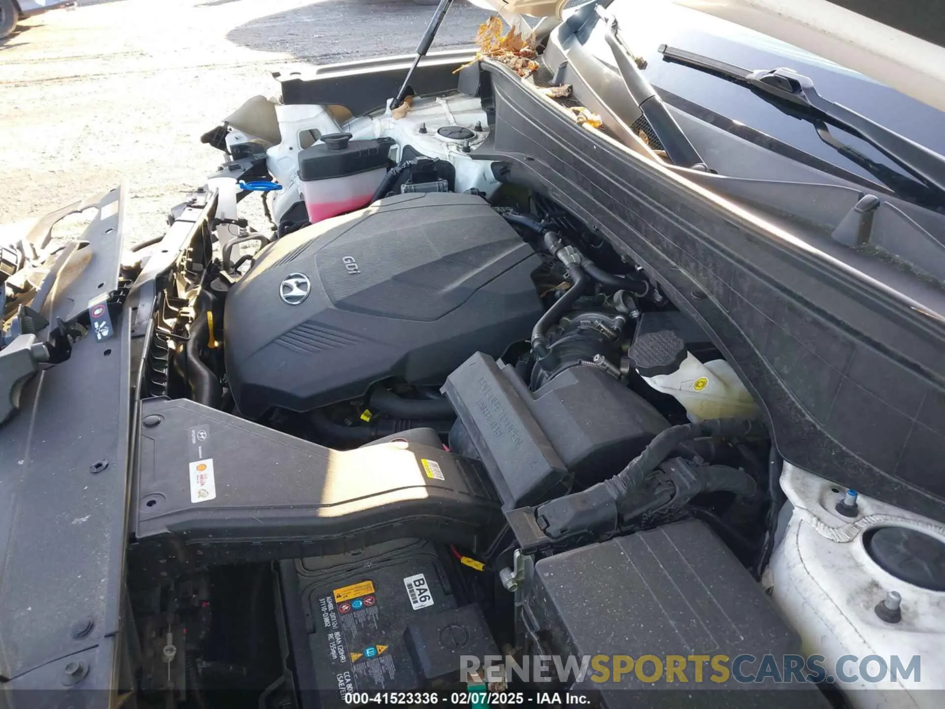 10 fotografías del automóvil dañado KM8R5DGE8PU503291 HYUNDAI PALISADE 2023
