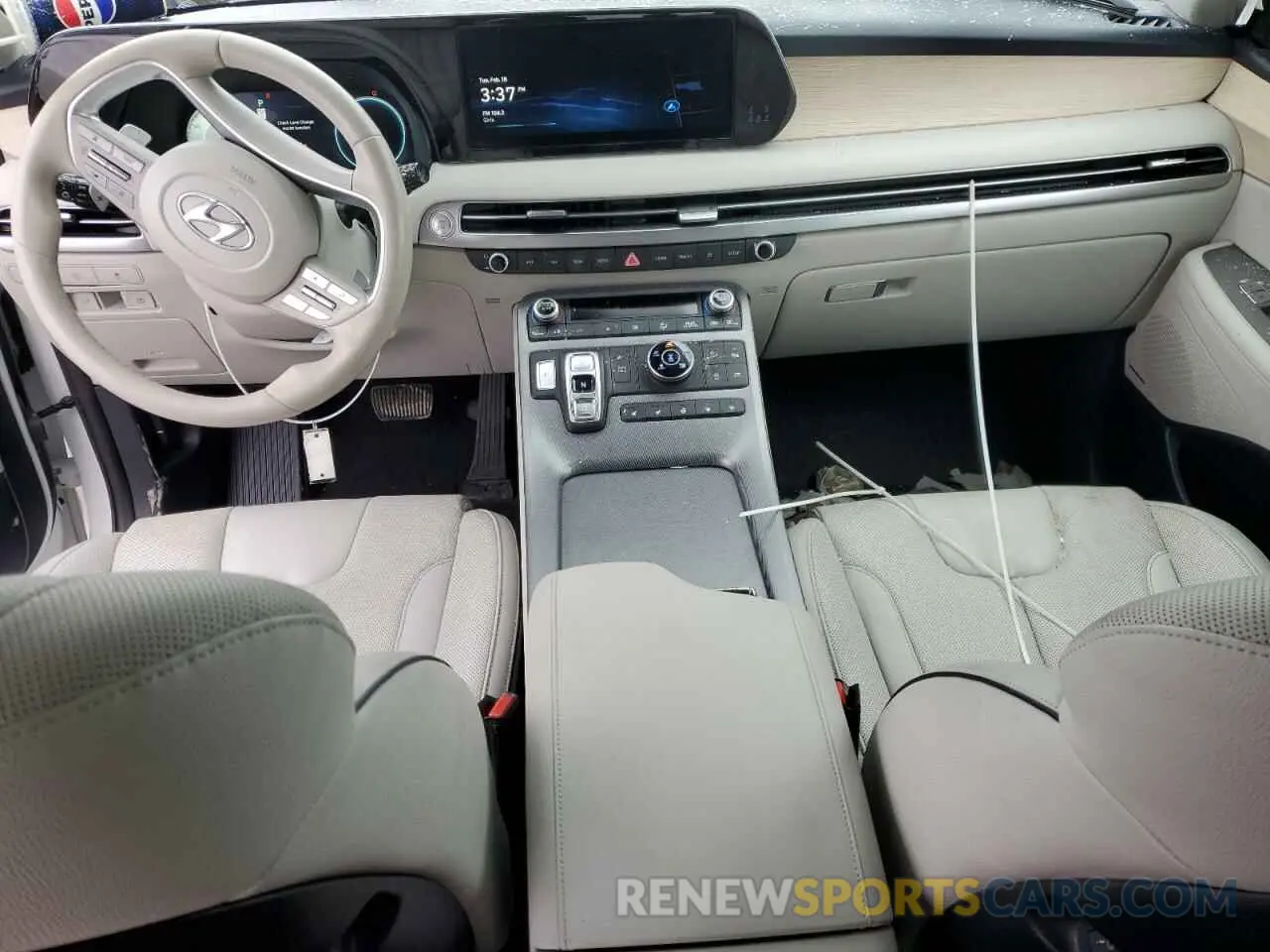 8 fotografías del automóvil dañado KM8R5DGE8PU565886 HYUNDAI PALISADE 2023