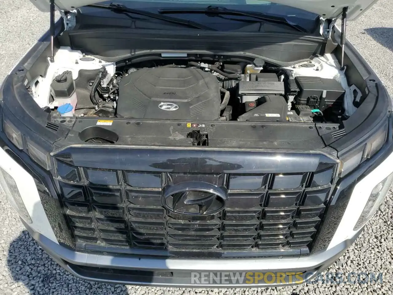12 fotografías del automóvil dañado KM8R5DGEXPU493976 HYUNDAI PALISADE 2023