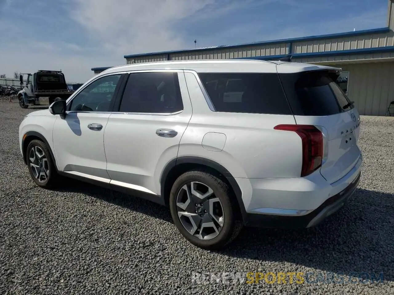 2 fotografías del automóvil dañado KM8R5DGEXPU493976 HYUNDAI PALISADE 2023