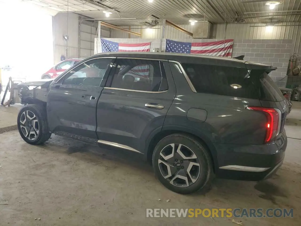 2 fotografías del automóvil dañado KM8R5DGEXPU518746 HYUNDAI PALISADE 2023