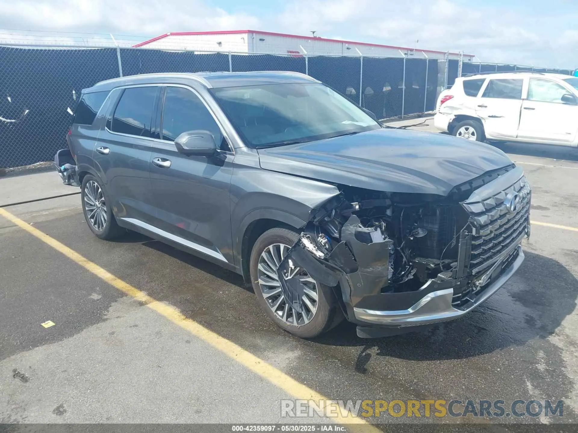 1 fotografías del automóvil dañado KM8R74GE3PU625518 HYUNDAI PALISADE 2023