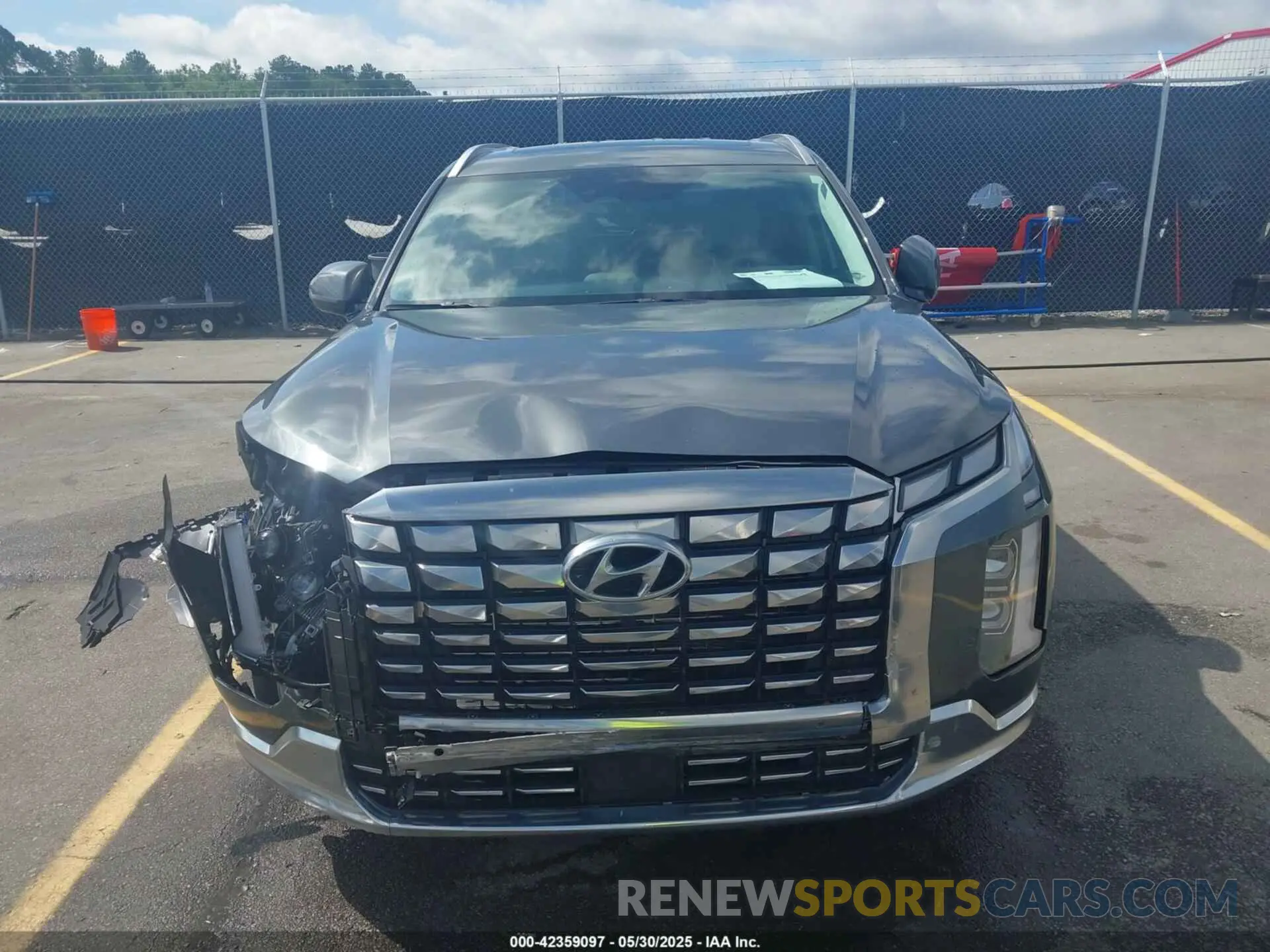 12 fotografías del automóvil dañado KM8R74GE3PU625518 HYUNDAI PALISADE 2023