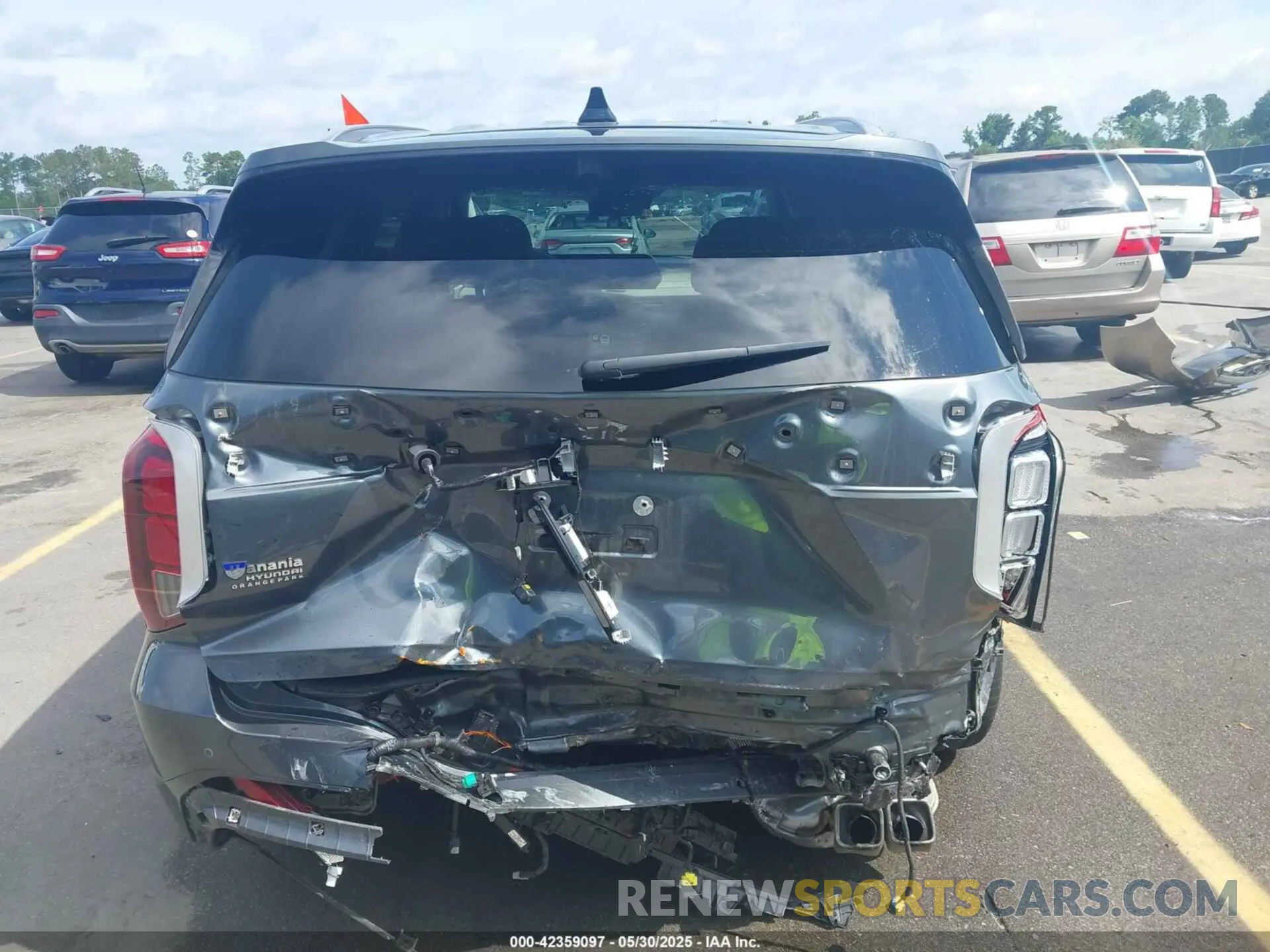 16 fotografías del automóvil dañado KM8R74GE3PU625518 HYUNDAI PALISADE 2023
