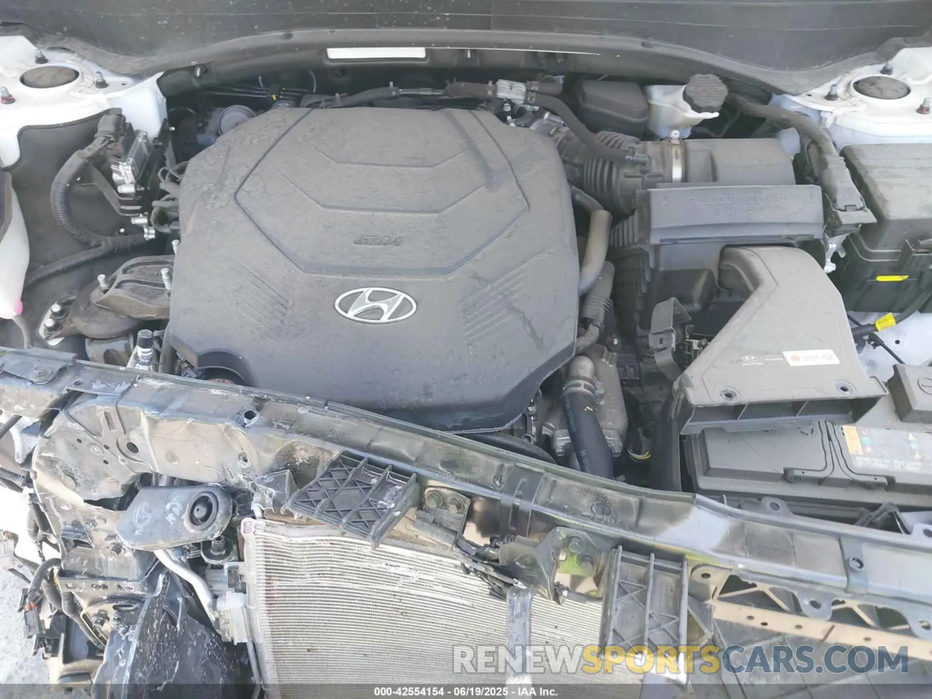 10 fotografías del automóvil dañado KM8R74GE4PU593825 HYUNDAI PALISADE 2023