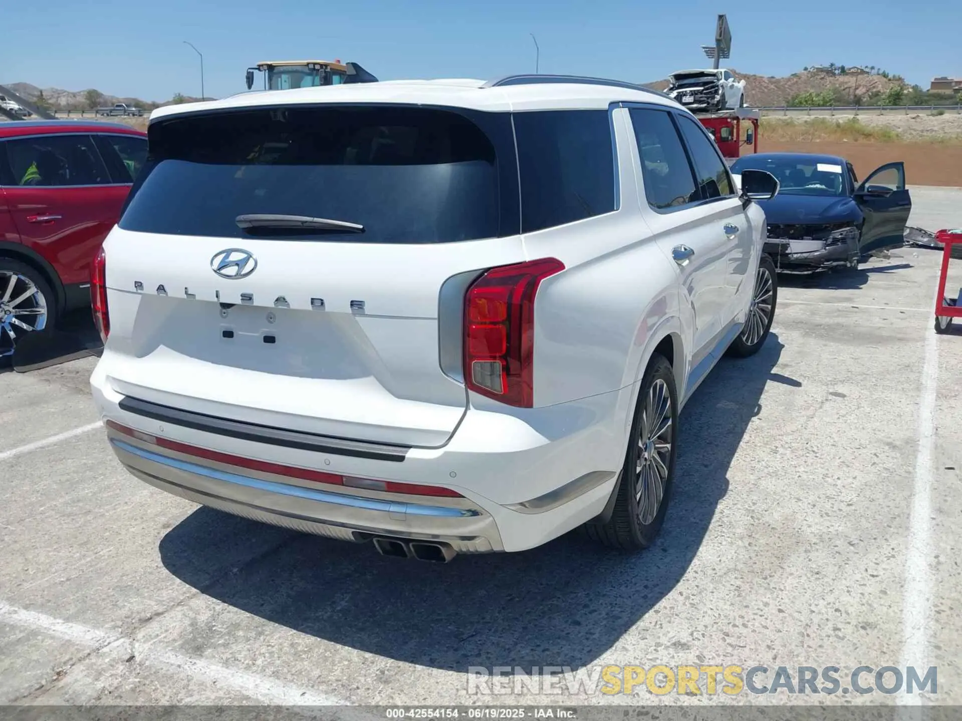 4 fotografías del automóvil dañado KM8R74GE4PU593825 HYUNDAI PALISADE 2023