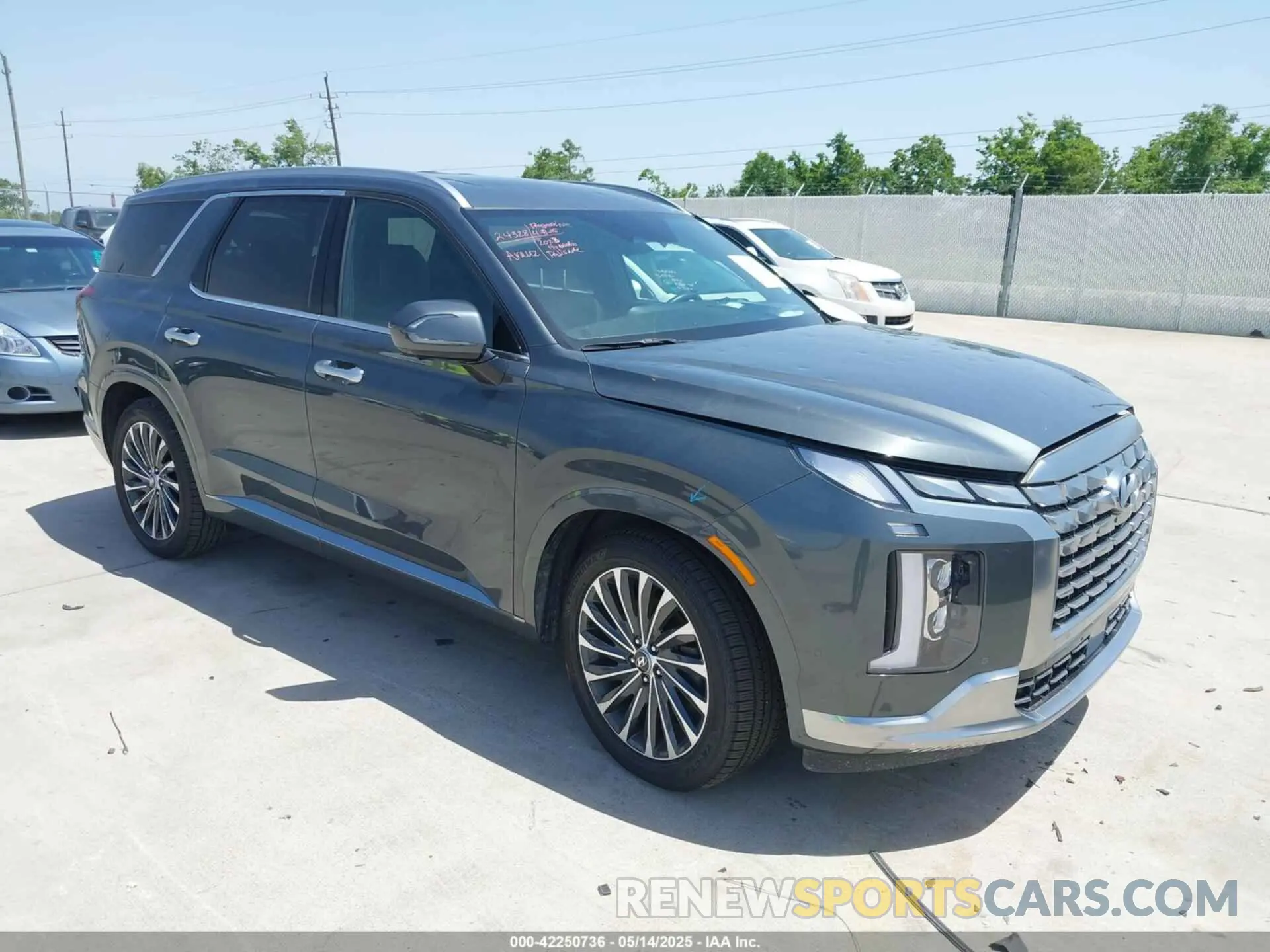 1 fotografías del automóvil dañado KM8R74GE5PU501315 HYUNDAI PALISADE 2023