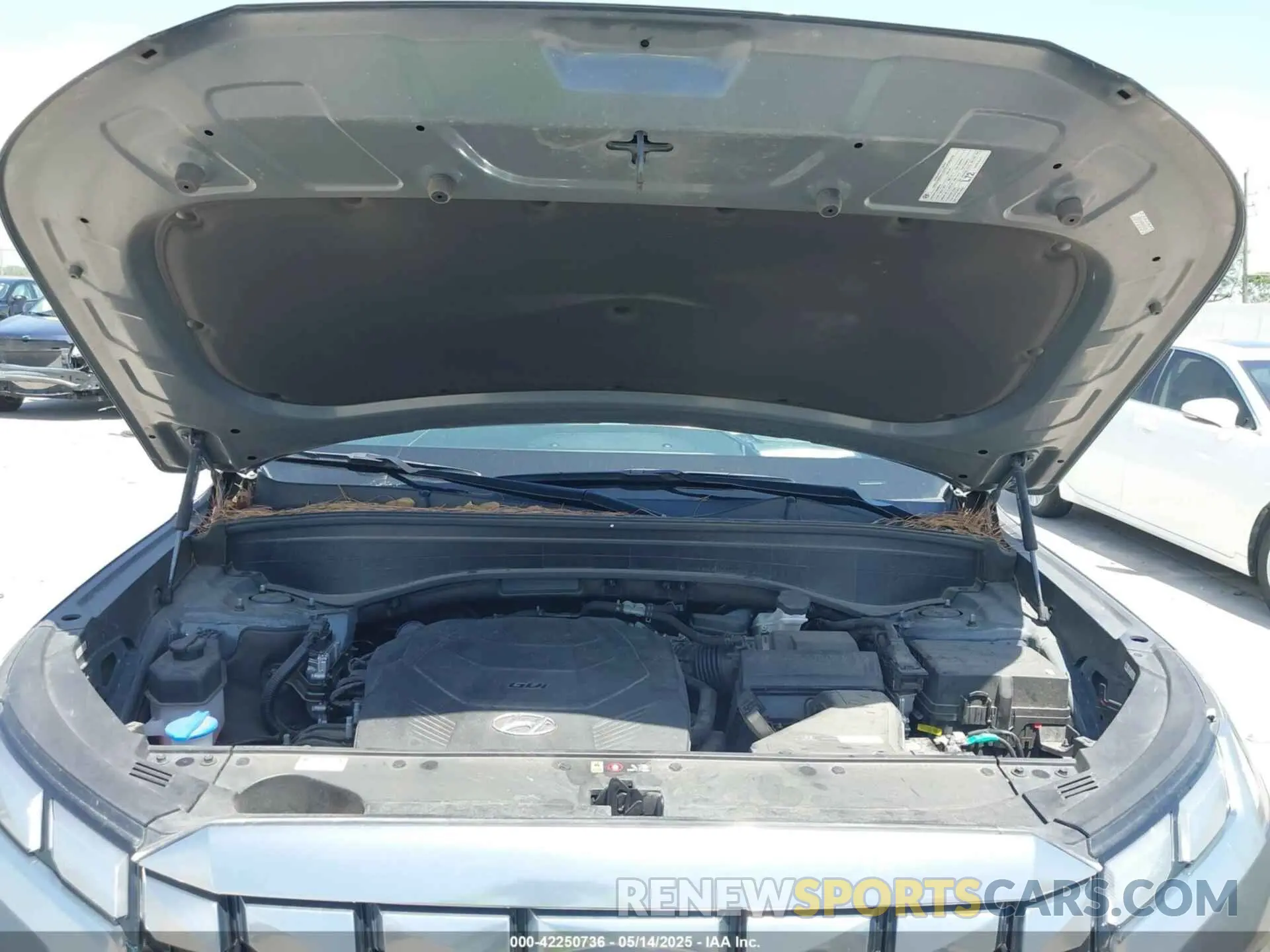 10 fotografías del automóvil dañado KM8R74GE5PU501315 HYUNDAI PALISADE 2023