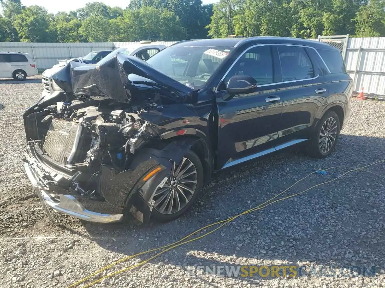 1 fotografías del automóvil dañado KM8R74GE5PU580257 HYUNDAI PALISADE 2023