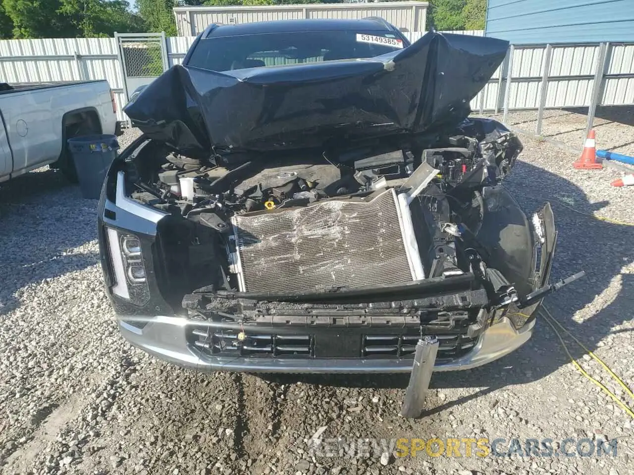 5 fotografías del automóvil dañado KM8R74GE5PU580257 HYUNDAI PALISADE 2023