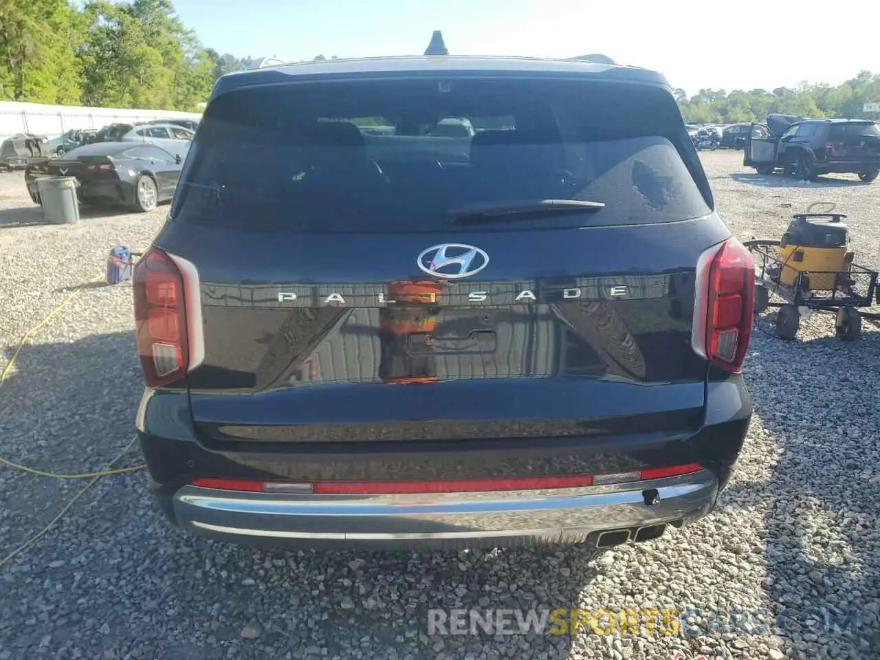 6 fotografías del automóvil dañado KM8R74GE5PU580257 HYUNDAI PALISADE 2023