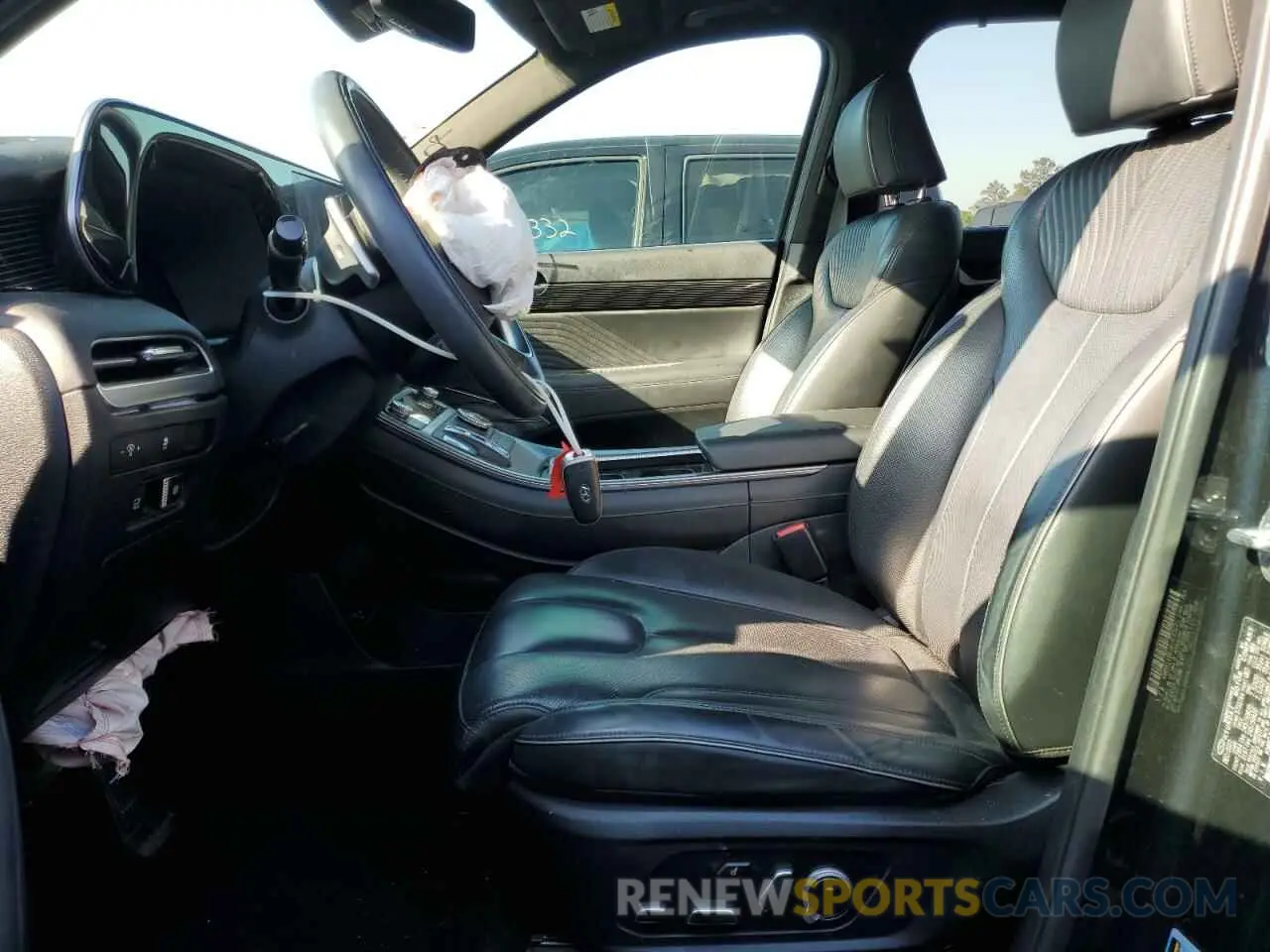 7 fotografías del automóvil dañado KM8R74GE5PU580257 HYUNDAI PALISADE 2023