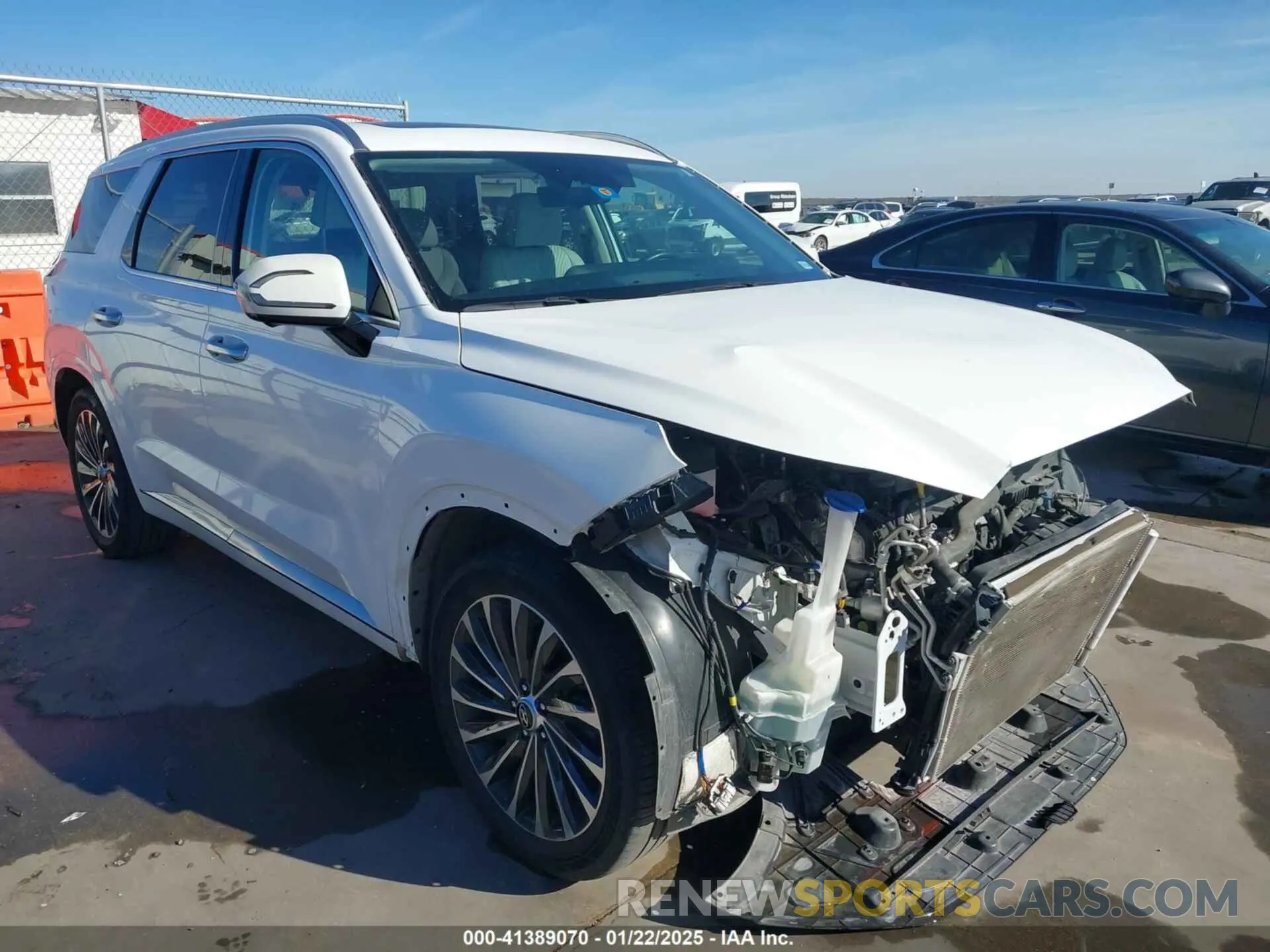 1 fotografías del automóvil dañado KM8R74GE6PU553598 HYUNDAI PALISADE 2023