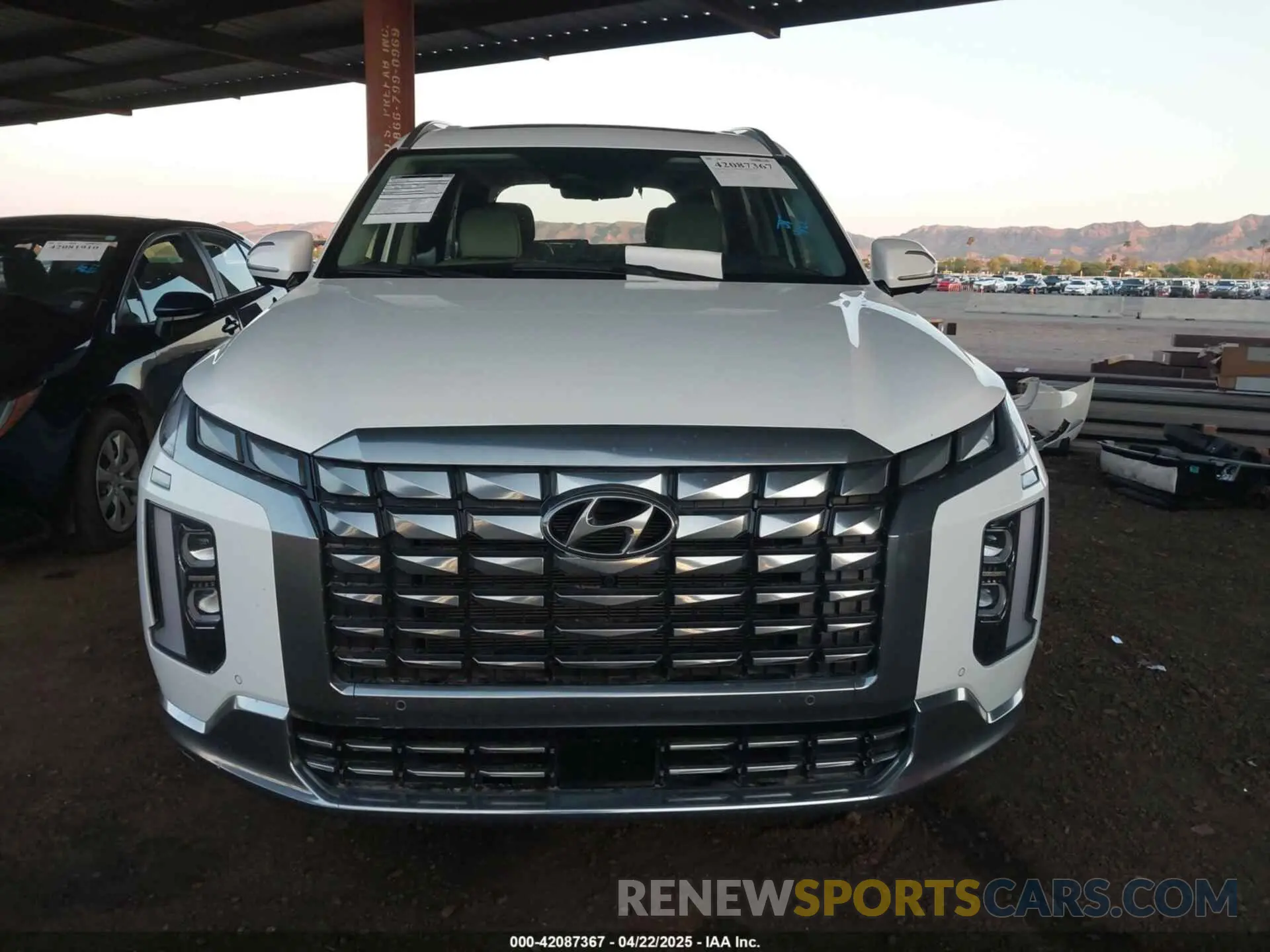 13 fotografías del automóvil dañado KM8R74GE7PU590854 HYUNDAI PALISADE 2023