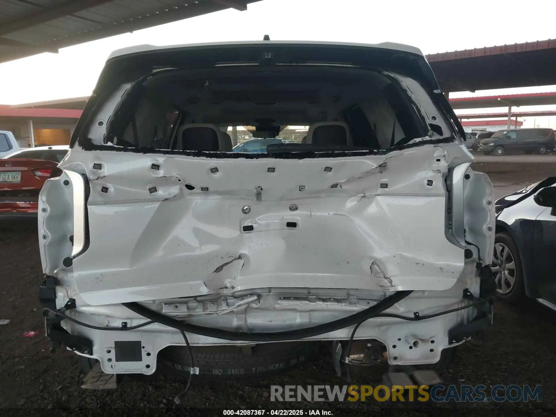 17 fotografías del automóvil dañado KM8R74GE7PU590854 HYUNDAI PALISADE 2023