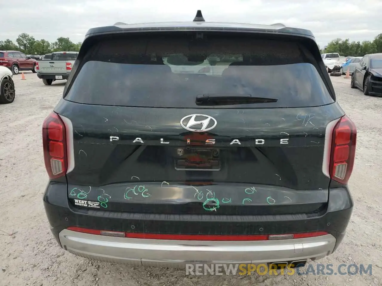 6 fotografías del automóvil dañado KM8R74GE7PU641494 HYUNDAI PALISADE 2023