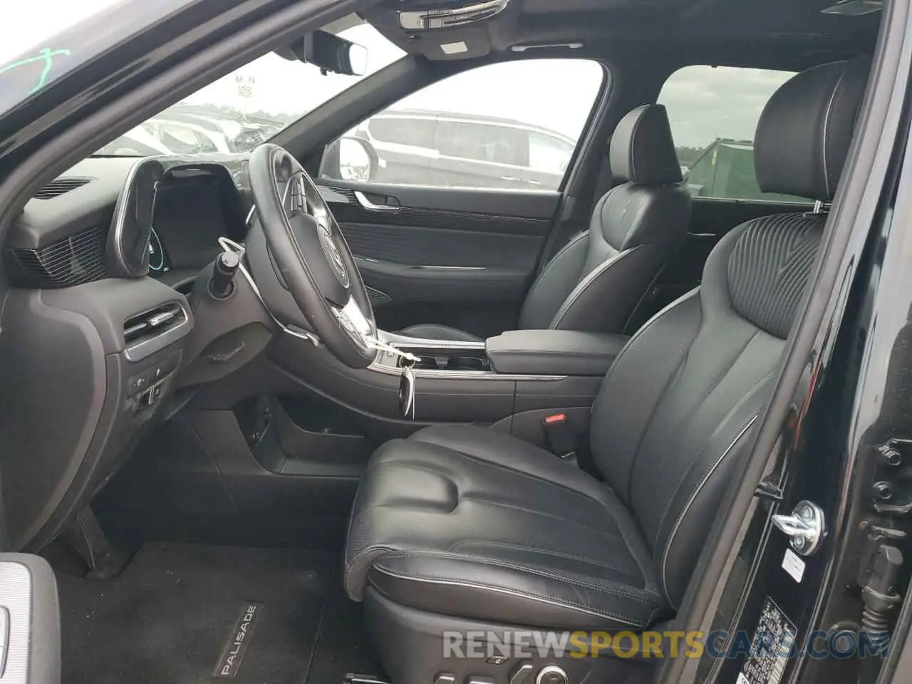 7 fotografías del automóvil dañado KM8R74GE7PU641494 HYUNDAI PALISADE 2023