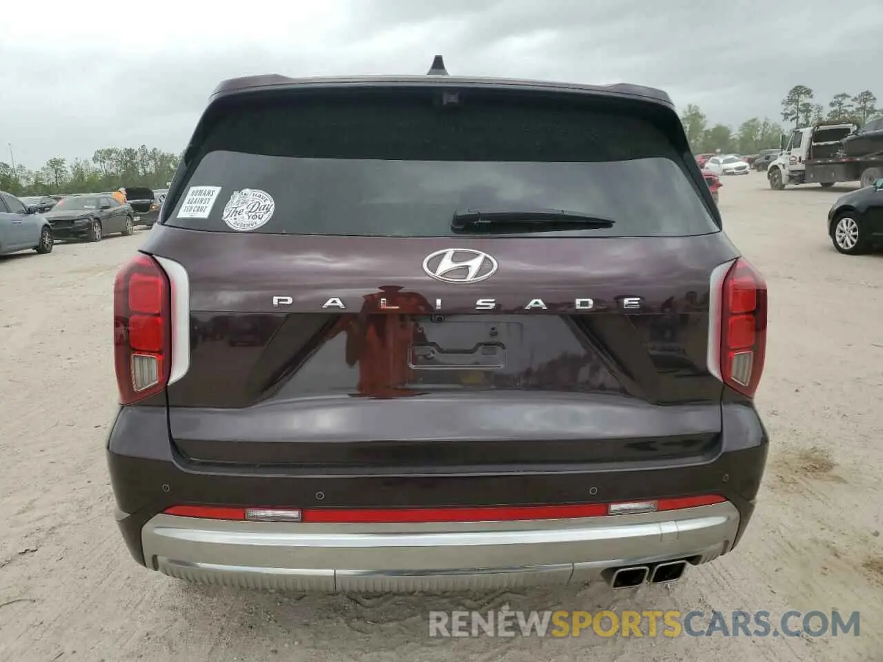 6 fotografías del automóvil dañado KM8R74GE9PU610179 HYUNDAI PALISADE 2023