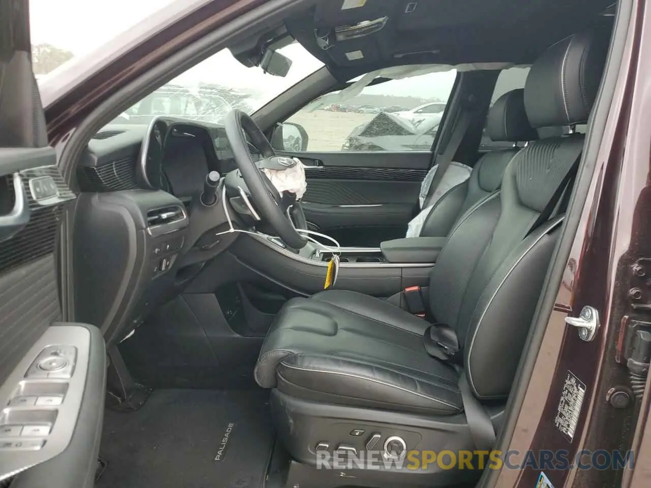 7 fotografías del automóvil dañado KM8R74GE9PU610179 HYUNDAI PALISADE 2023