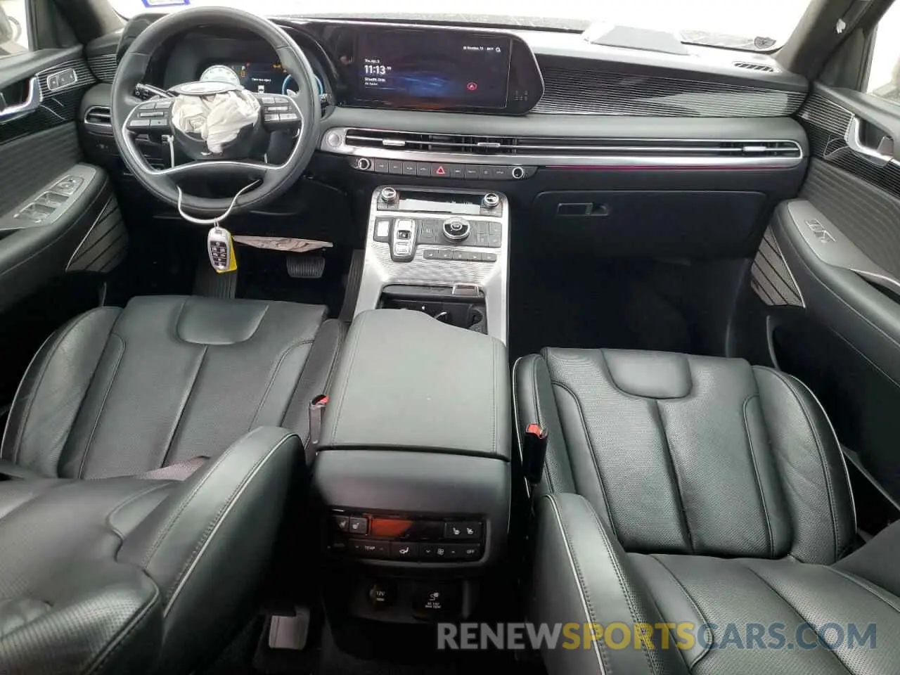 8 fotografías del automóvil dañado KM8R74GE9PU610179 HYUNDAI PALISADE 2023