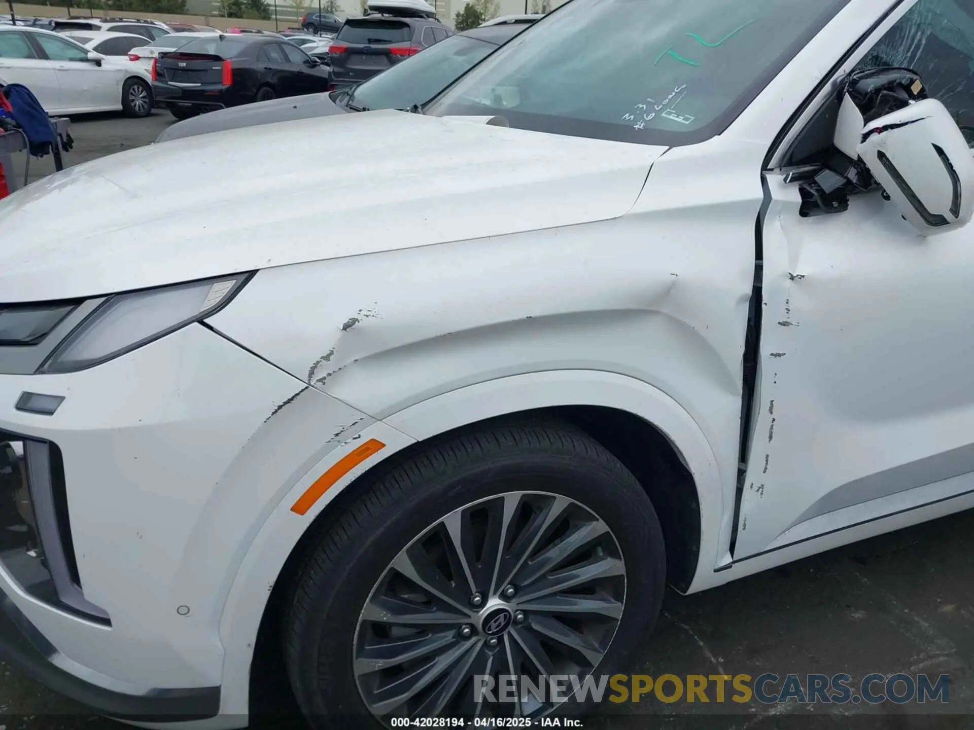 6 fotografías del automóvil dañado KM8R74GEXPU516330 HYUNDAI PALISADE 2023