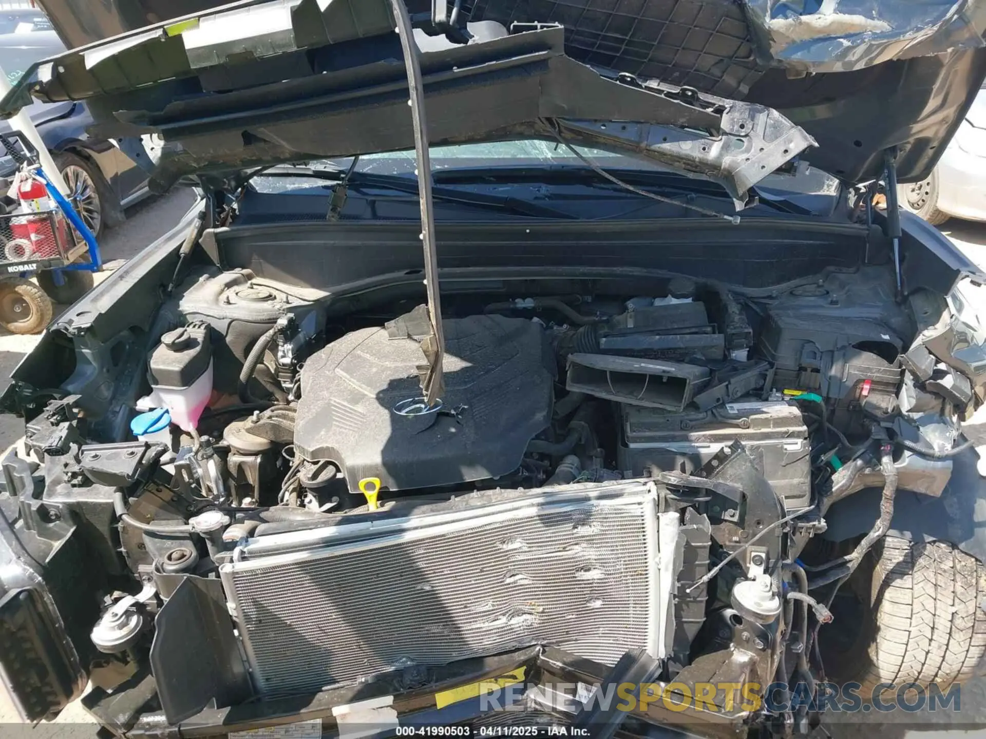 10 fotografías del automóvil dañado KM8R74GEXPU517333 HYUNDAI PALISADE 2023