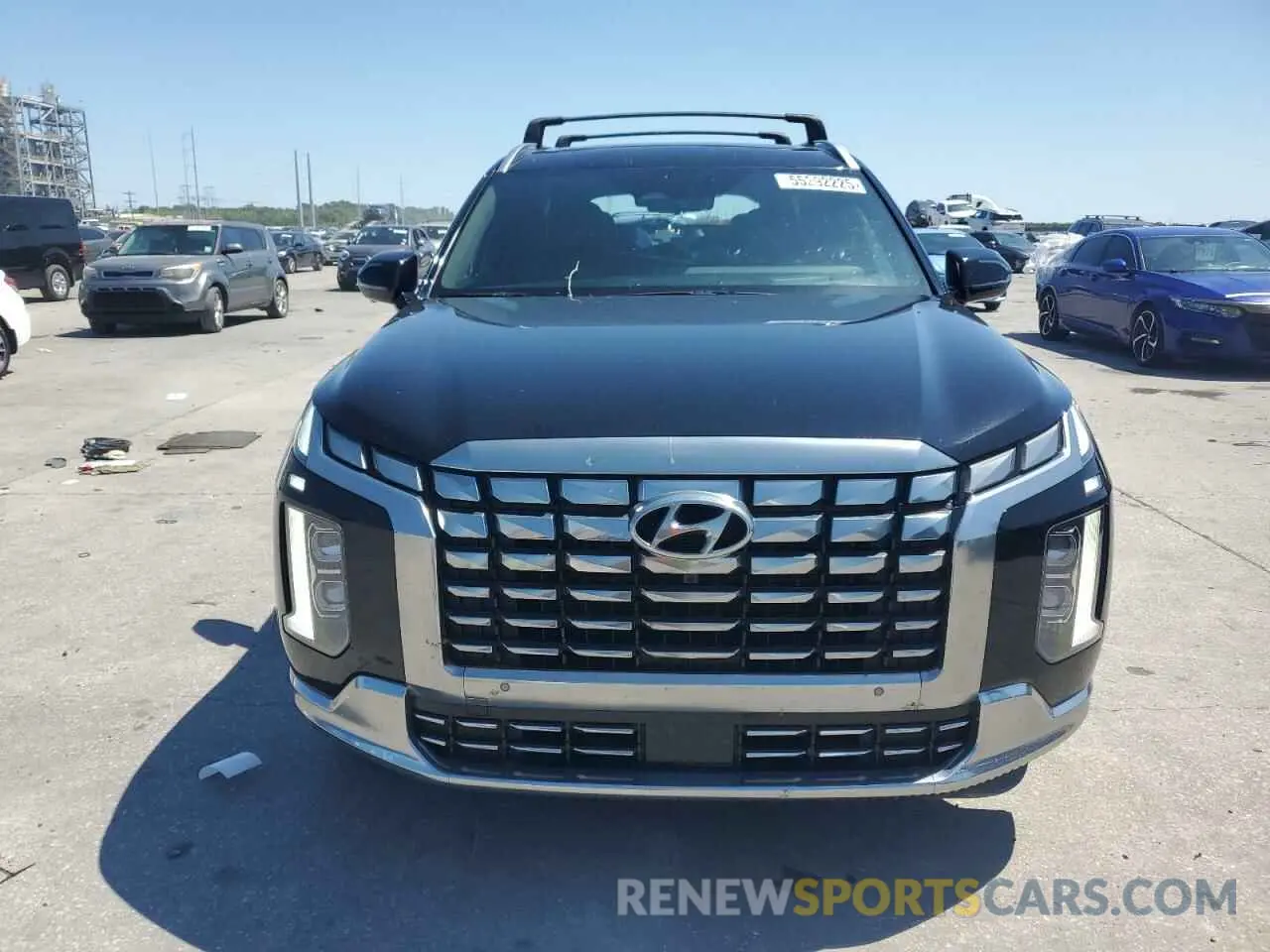 5 fotografías del automóvil dañado KM8R74GEXPU544127 HYUNDAI PALISADE 2023