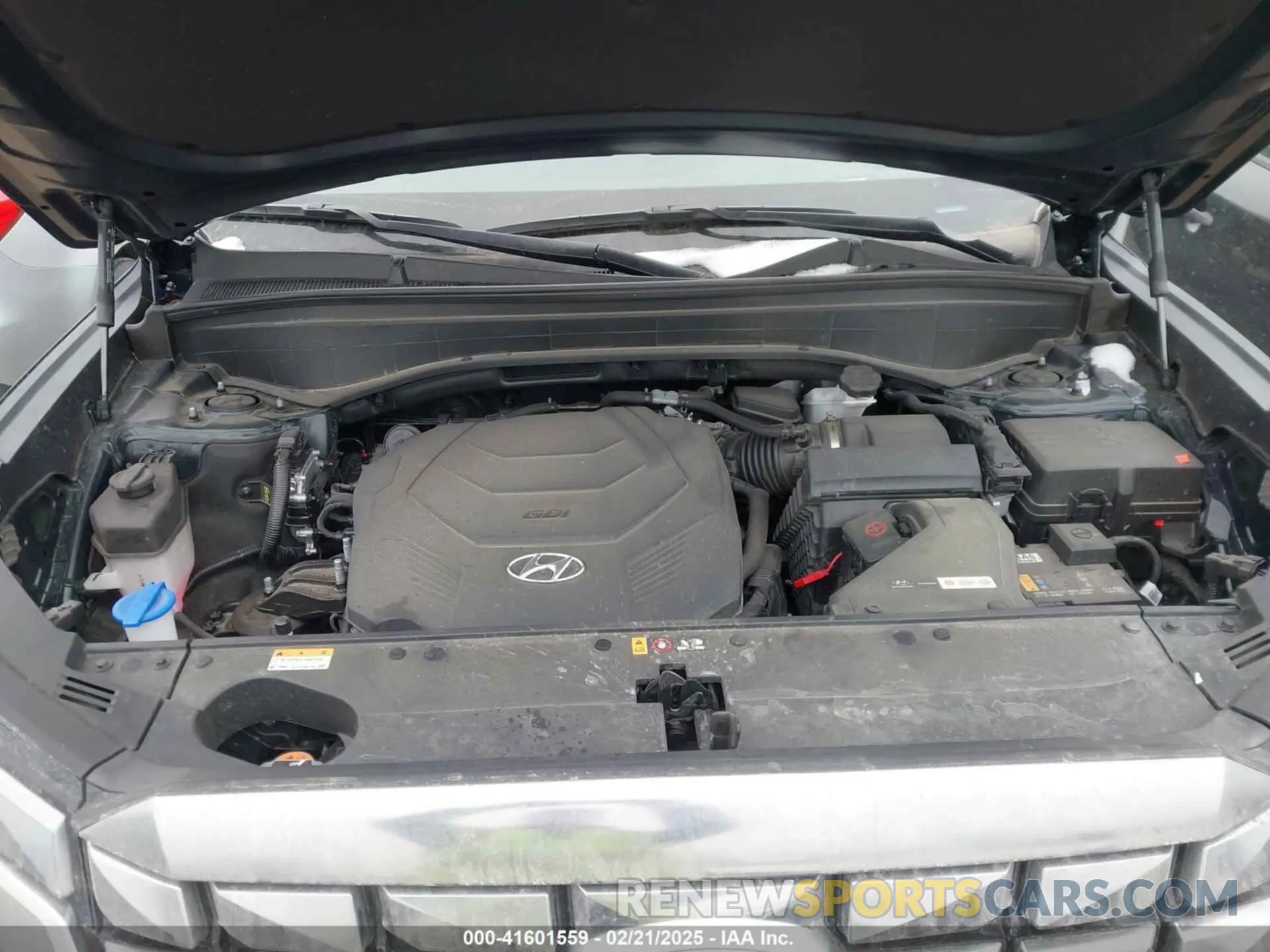 10 fotografías del automóvil dañado KM8R7DGE0PU640381 HYUNDAI PALISADE 2023