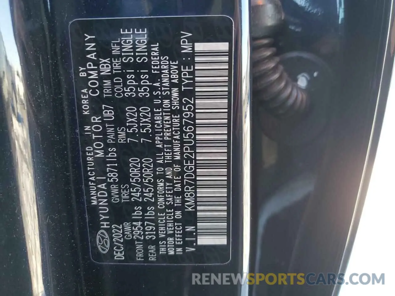 13 fotografías del automóvil dañado KM8R7DGE2PU567952 HYUNDAI PALISADE 2023