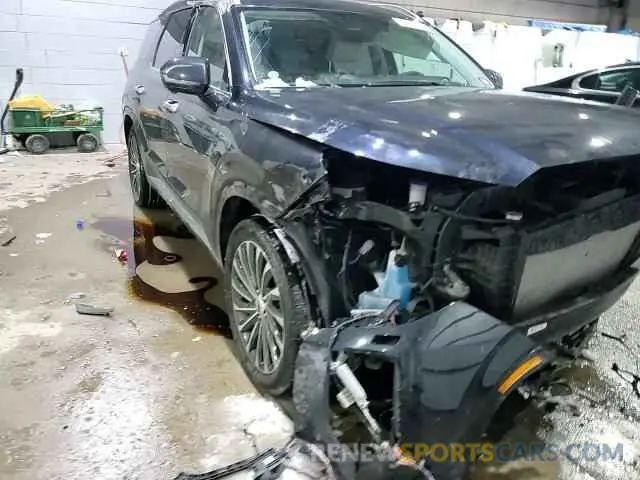 11 fotografías del automóvil dañado KM8R7DGE2PU568440 HYUNDAI PALISADE 2023
