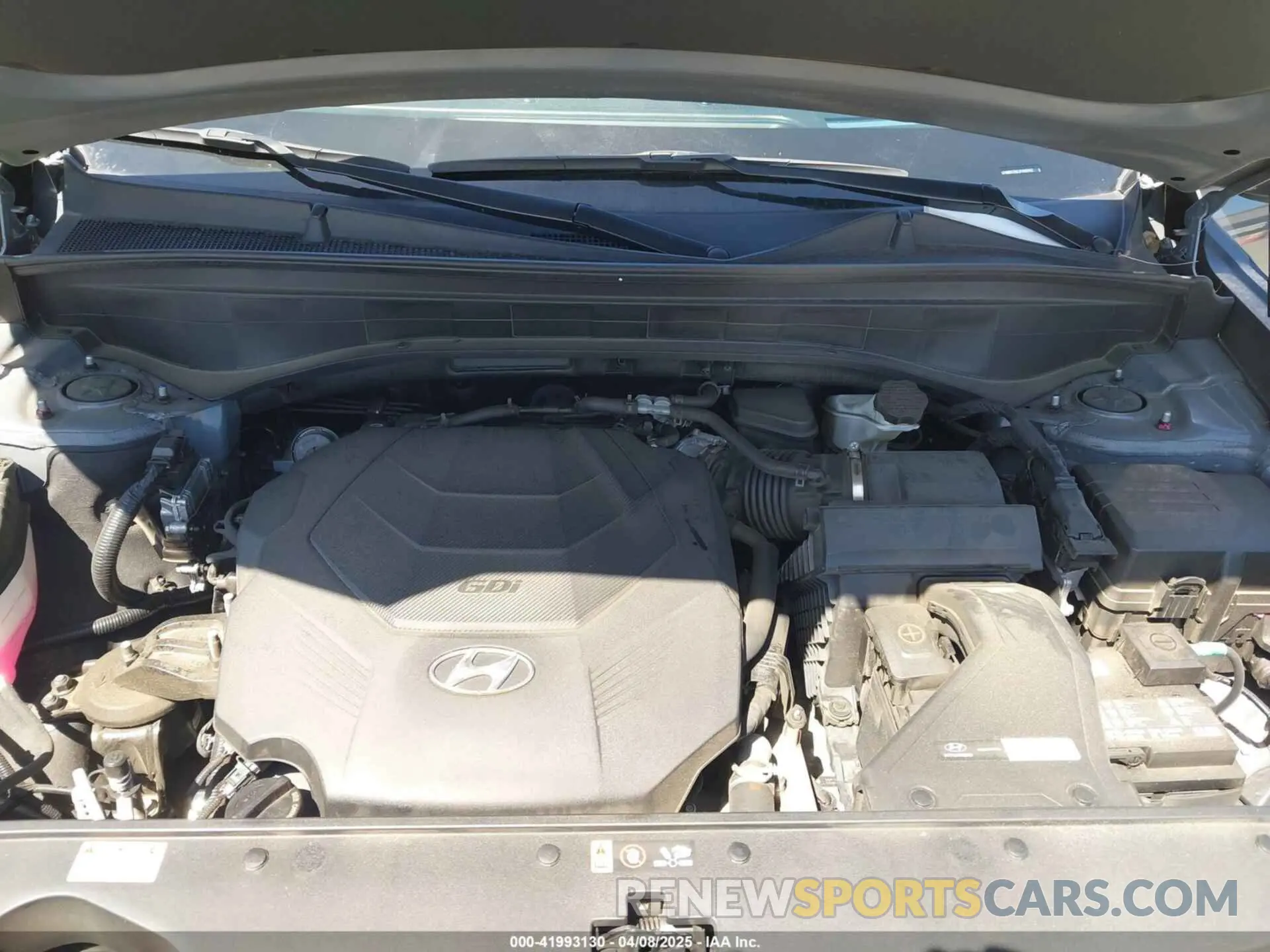 10 fotografías del automóvil dañado KM8R7DGE2PU585402 HYUNDAI PALISADE 2023