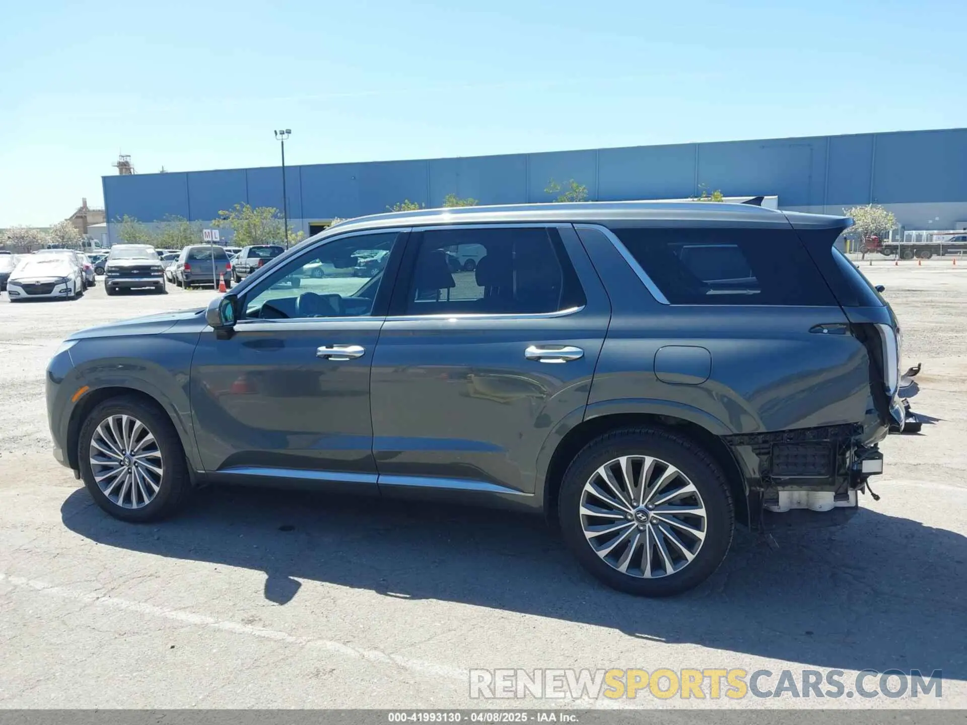 15 fotografías del automóvil dañado KM8R7DGE2PU585402 HYUNDAI PALISADE 2023