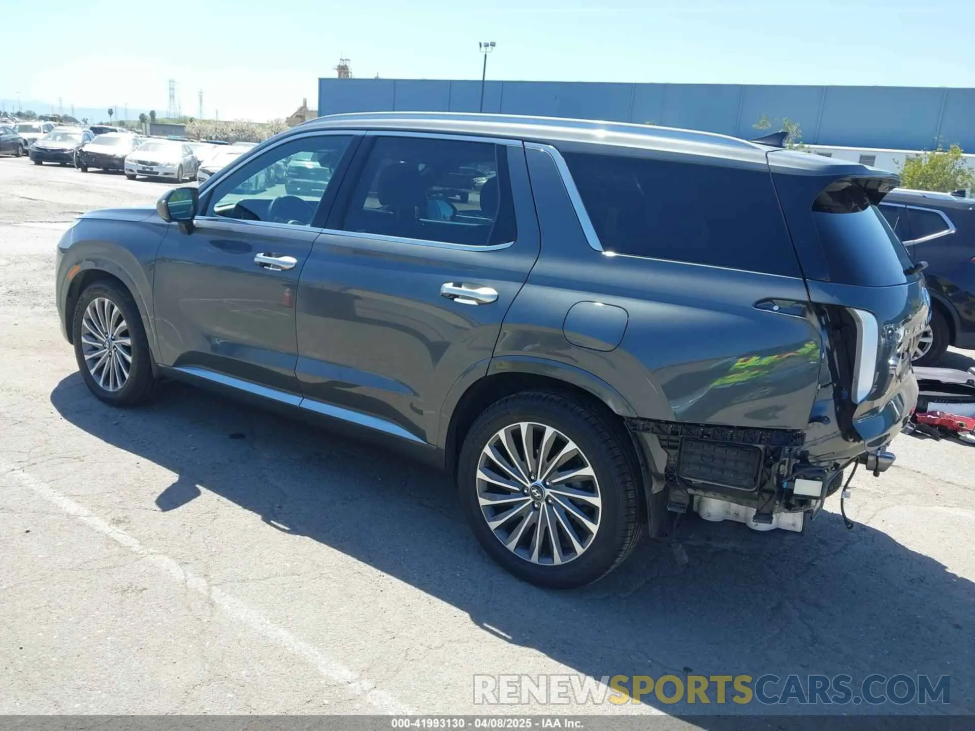 3 fotografías del automóvil dañado KM8R7DGE2PU585402 HYUNDAI PALISADE 2023