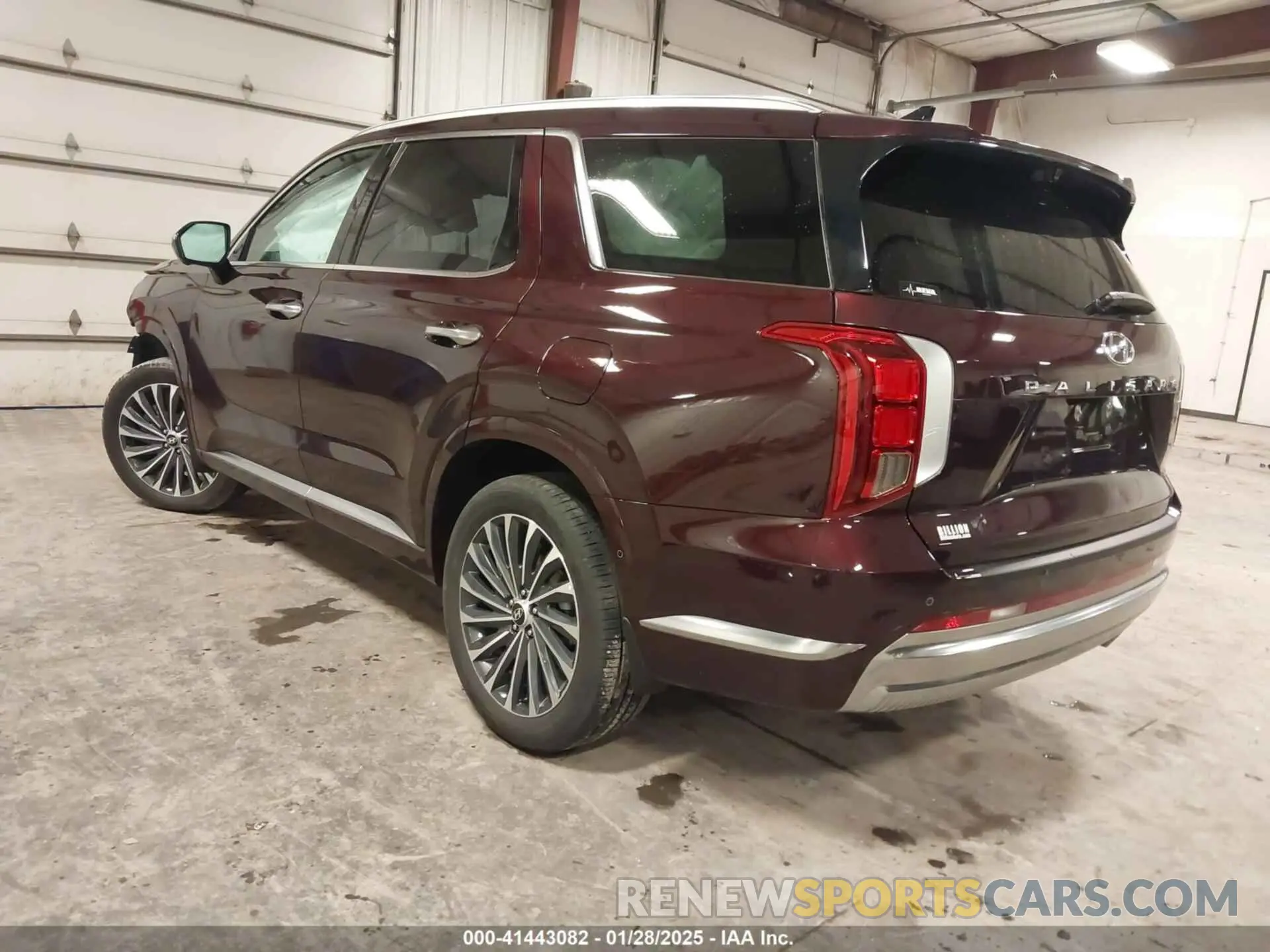 3 fotografías del automóvil dañado KM8R7DGE2PU593094 HYUNDAI PALISADE 2023