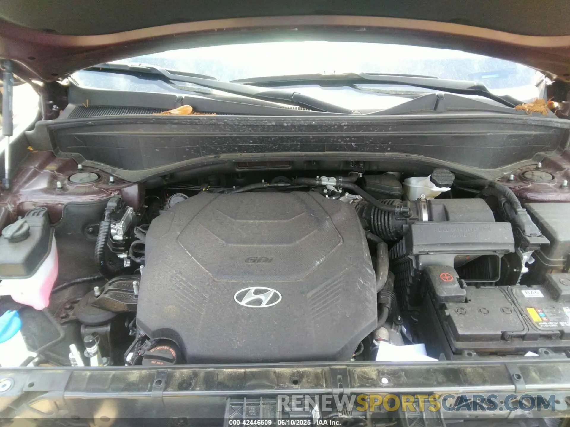 10 fotografías del automóvil dañado KM8R7DGE4PU600384 HYUNDAI PALISADE 2023