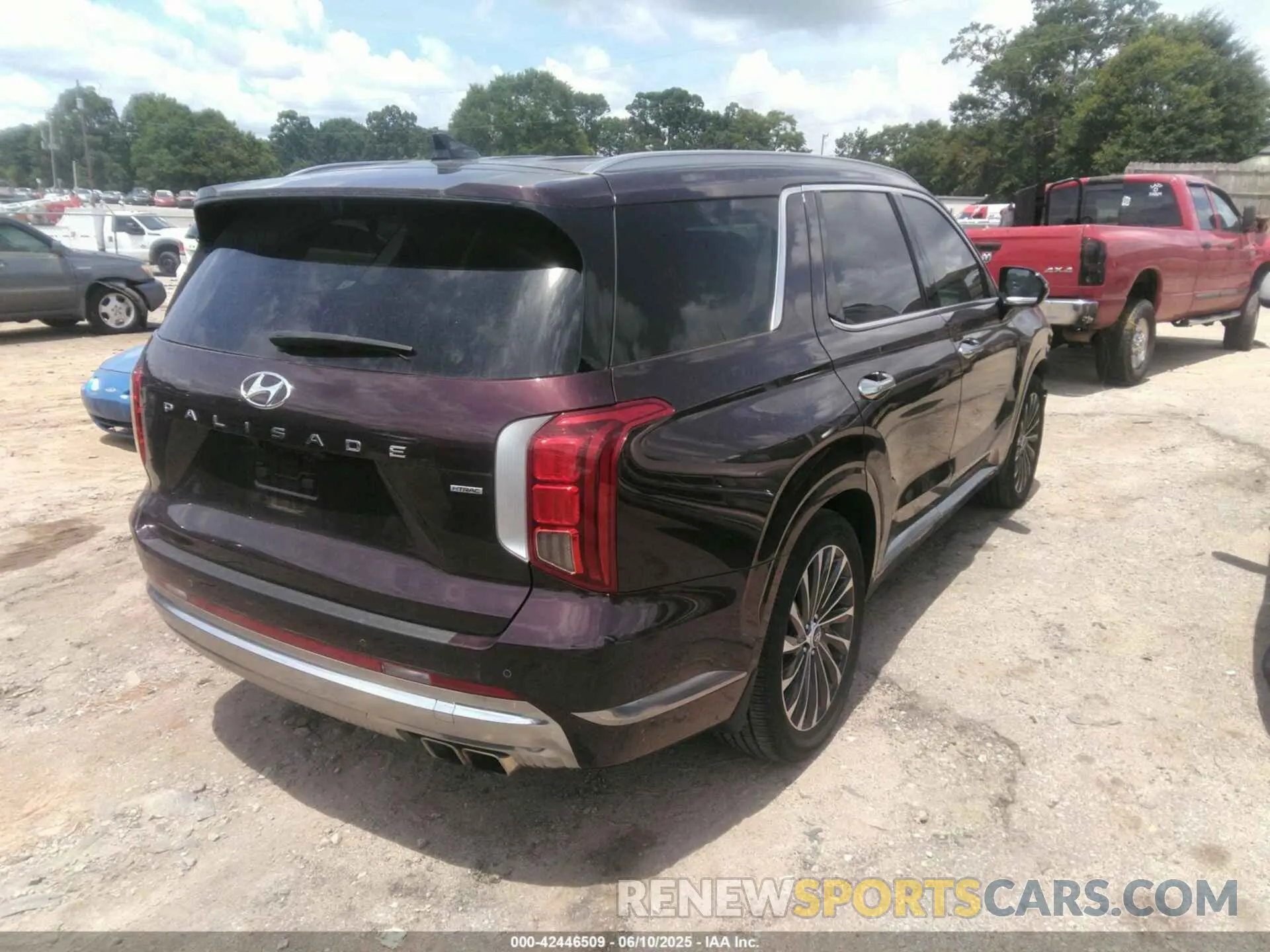 4 fotografías del automóvil dañado KM8R7DGE4PU600384 HYUNDAI PALISADE 2023