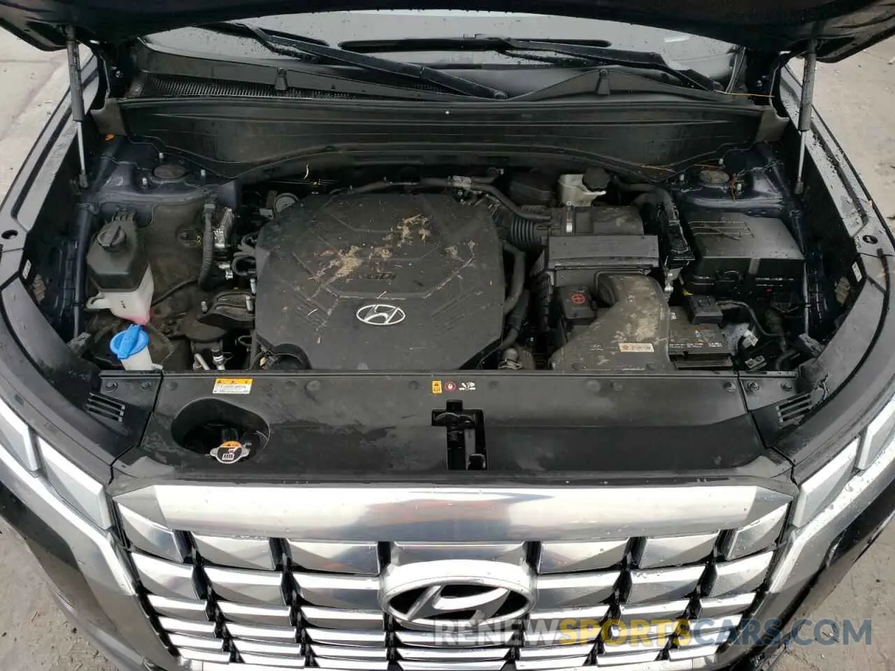 12 fotografías del automóvil dañado KM8R7DGE5PU513948 HYUNDAI PALISADE 2023