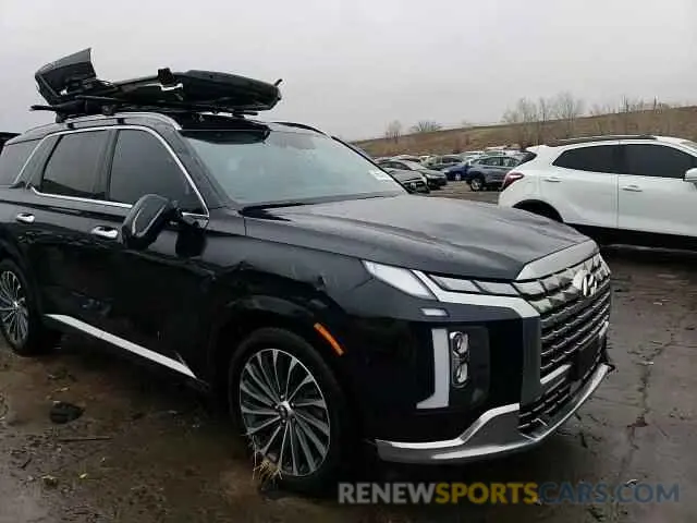 14 fotografías del automóvil dañado KM8R7DGE5PU513948 HYUNDAI PALISADE 2023