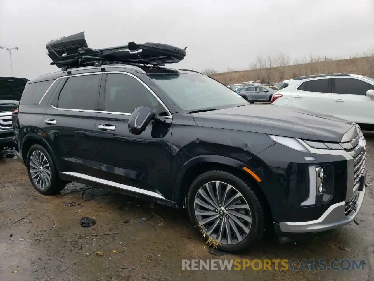 4 fotografías del automóvil dañado KM8R7DGE5PU513948 HYUNDAI PALISADE 2023