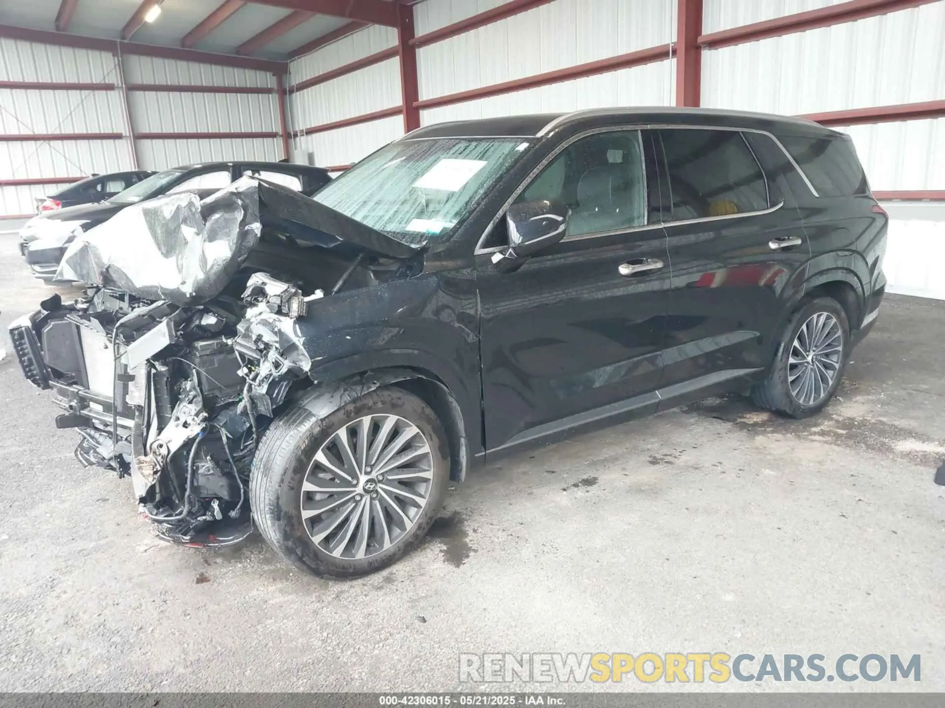 2 fotografías del automóvil dañado KM8R7DGE5PU631403 HYUNDAI PALISADE 2023