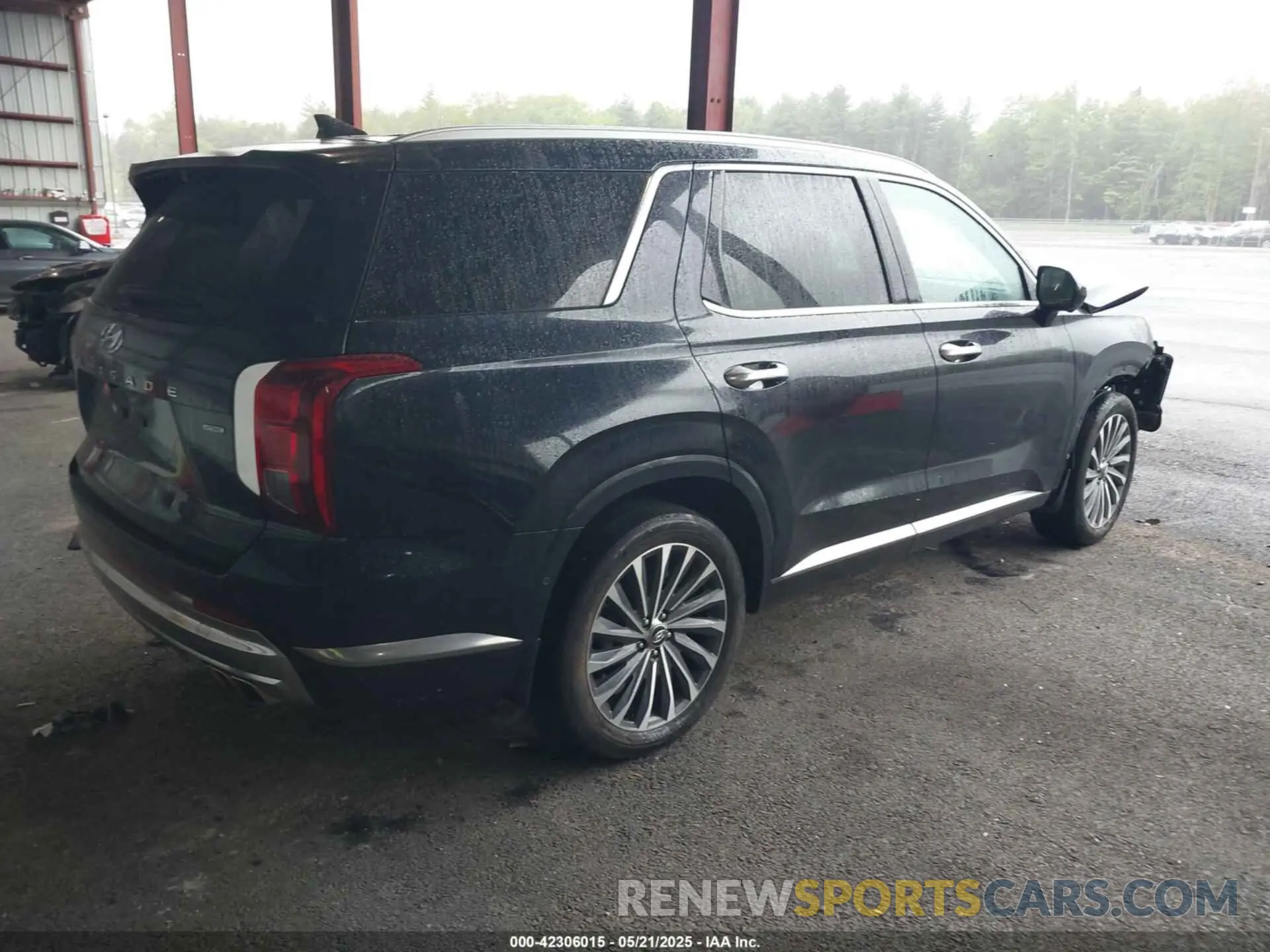 4 fotografías del automóvil dañado KM8R7DGE5PU631403 HYUNDAI PALISADE 2023
