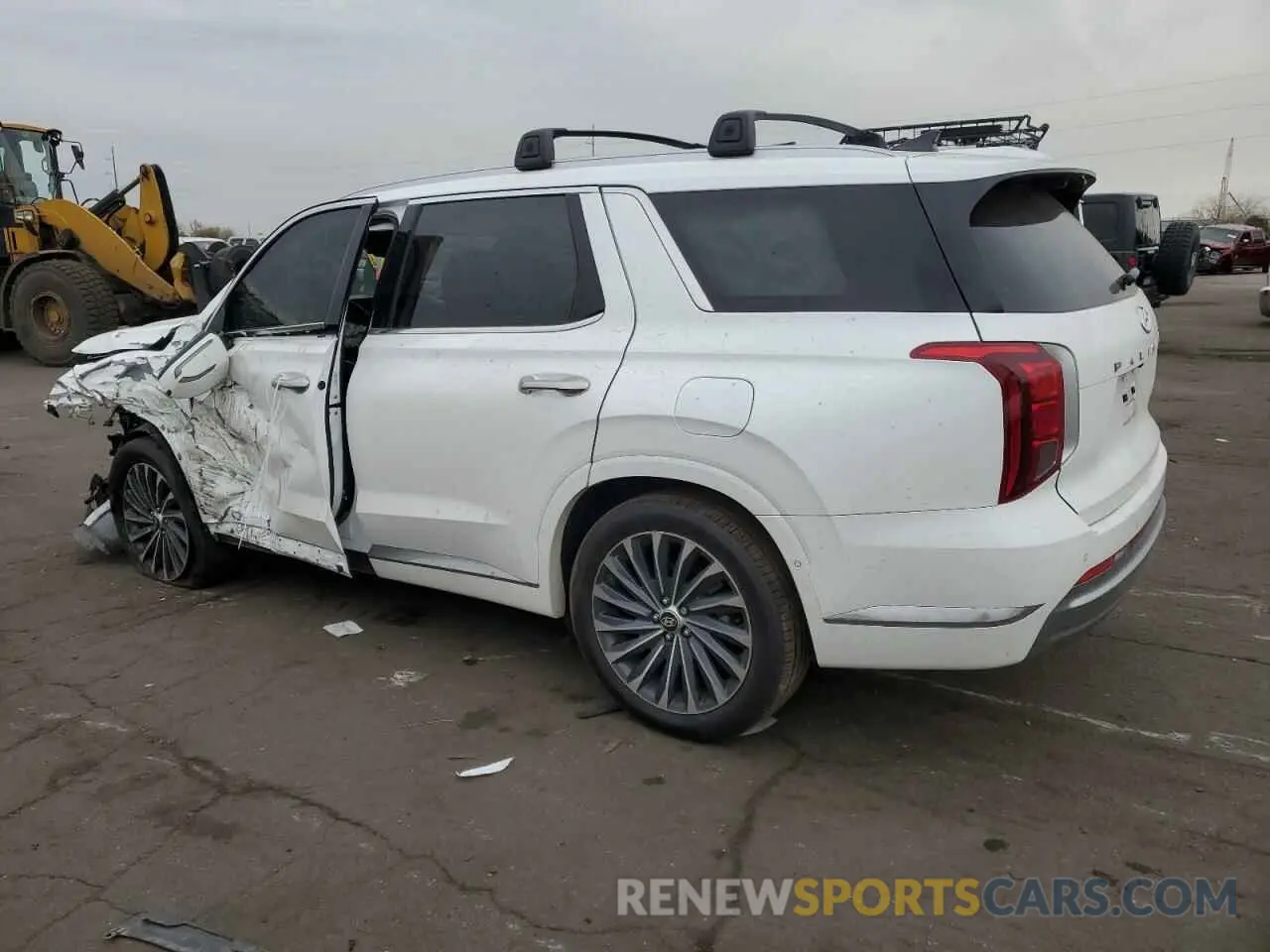 2 fotografías del automóvil dañado KM8R7DGE7PU497008 HYUNDAI PALISADE 2023