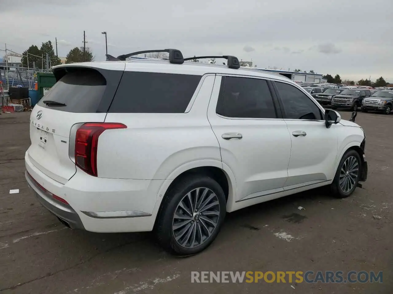 3 fotografías del automóvil dañado KM8R7DGE7PU497008 HYUNDAI PALISADE 2023
