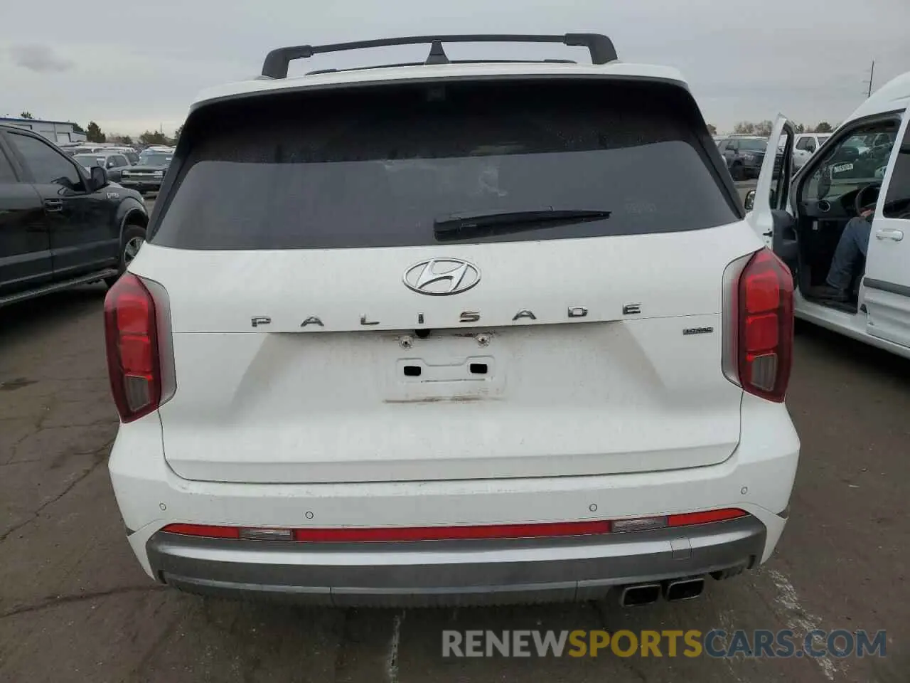 6 fotografías del automóvil dañado KM8R7DGE7PU497008 HYUNDAI PALISADE 2023